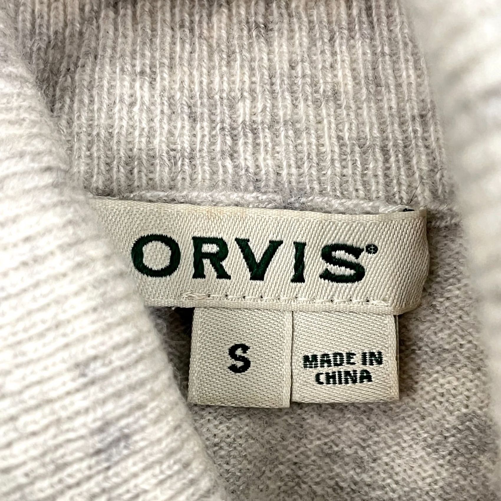 Orvis Orvis Sweater Womens S Gray Knit Lightweight Turtleneck Classic Pullover Casual Cozy Knitwear Size S / US 4 / IT 40 - 2 Thumbnail
