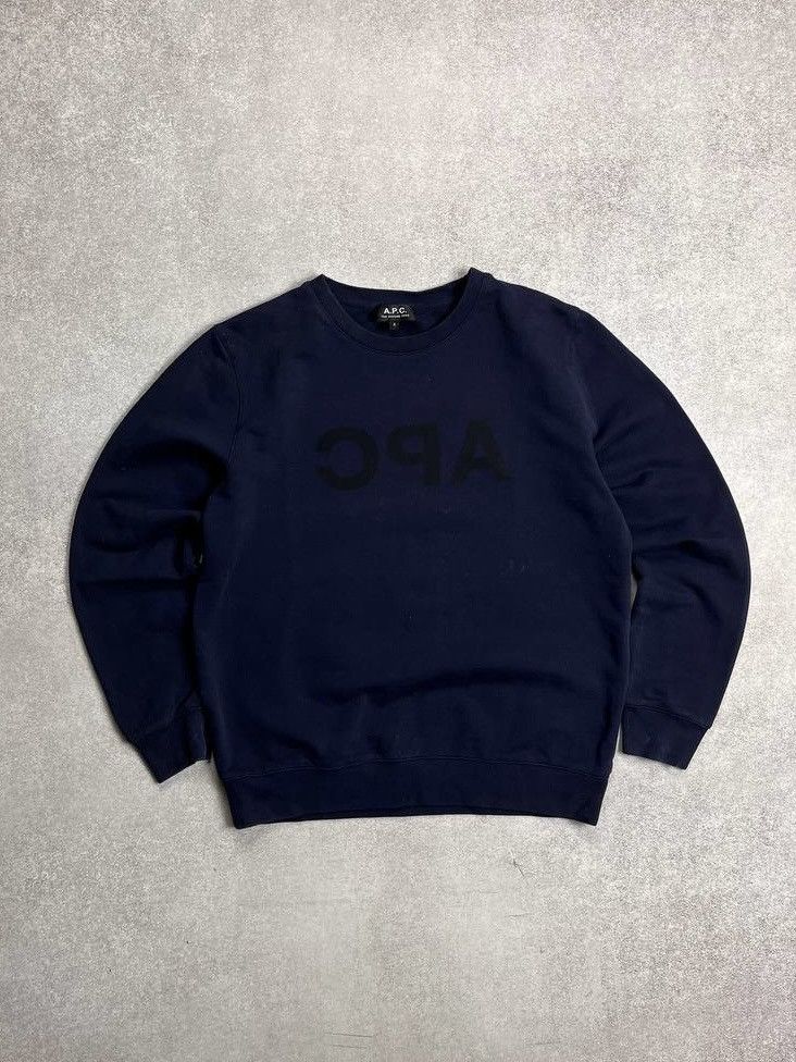 A.P.C. × Vintage VINTAGE A.P.C BIG LOGO BOXY SWEATSHIRT Y2K S Size US S / EU 44-46 / 1 - 1 Thumbnail