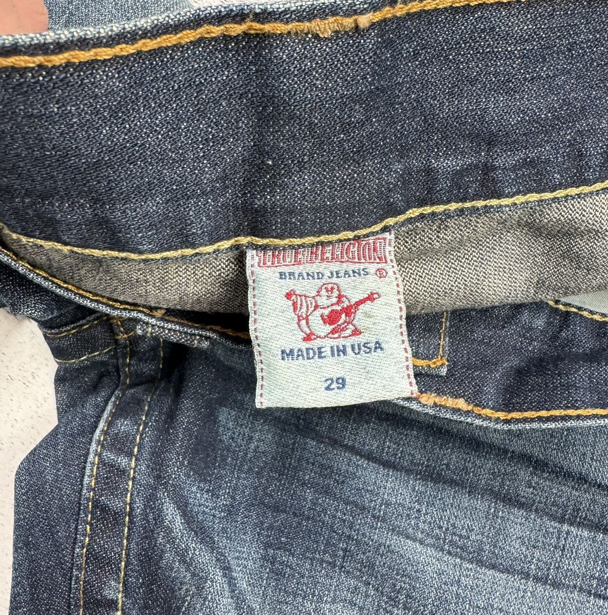 True Religion Vintage Distressed Y2K Avant Gard Rare True Religion Jeans Size US 29 - 10 Thumbnail