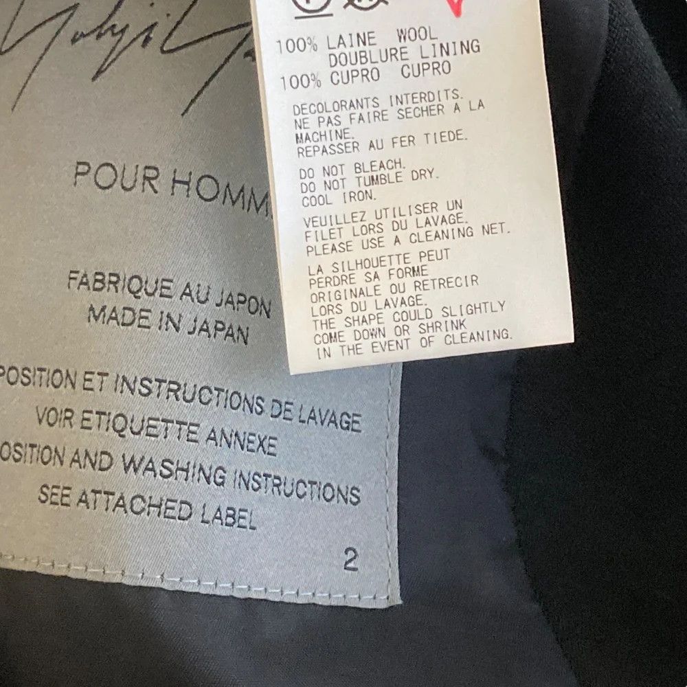 Yohji Yamamoto YOHJI YAMAMOTO/ FASTENER JACKET Size US M / EU 48-50 / 2 - 5 Thumbnail