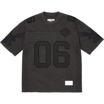 Maison Margiela × Supreme Supreme MM6 Maison Margiela Cotton Football Jersey Black Size US L / EU 52-54 / 3 - 1 Thumbnail