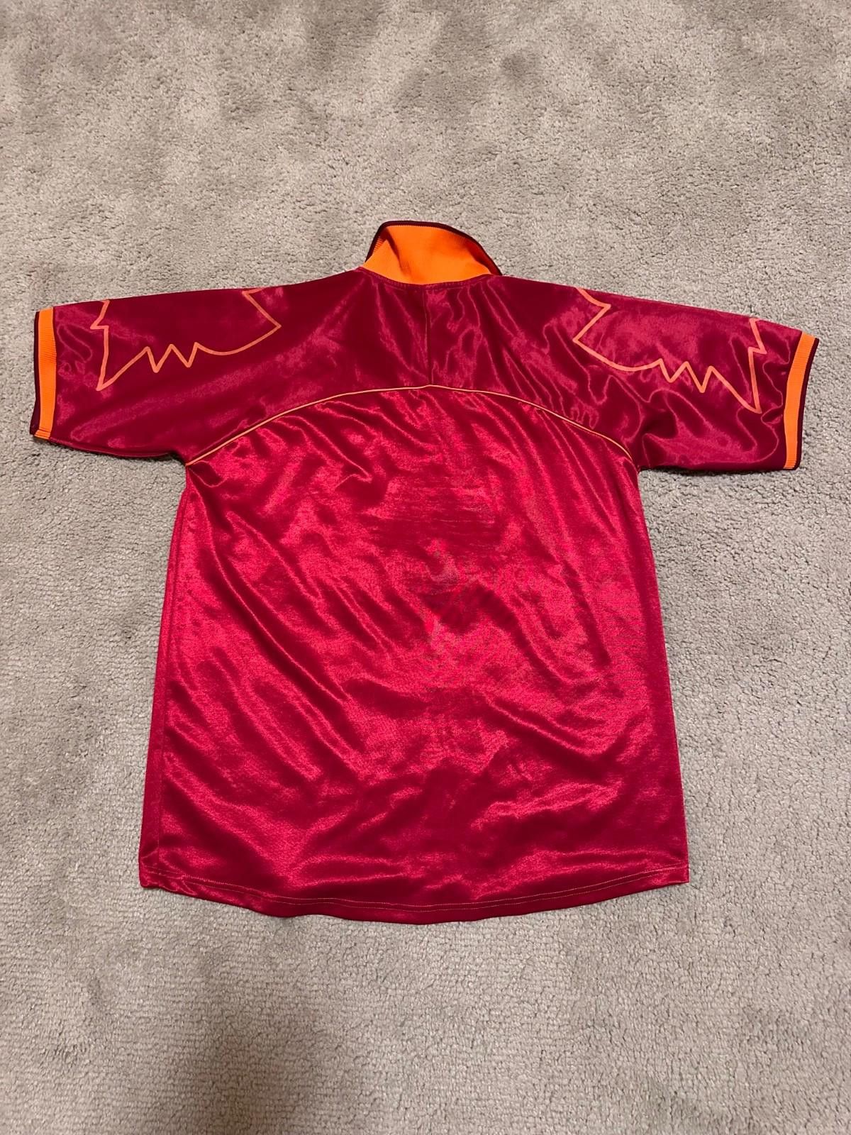 Diadora Diadora AS Roma 1999/00 Home Football Shirt Soccer Jersey Size US L / EU 52-54 / 3 - 6 Thumbnail
