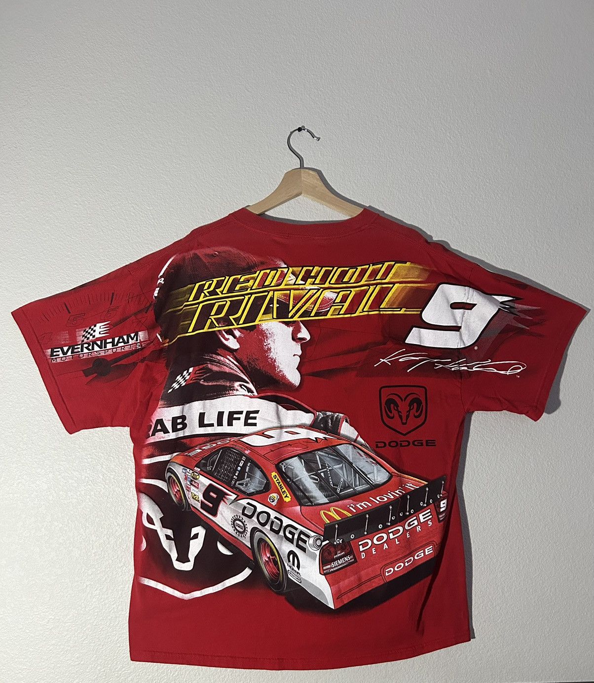 NASCAR × Vintage Evernhan racing tee Size US XL / EU 56 / 4 - 2 Thumbnail