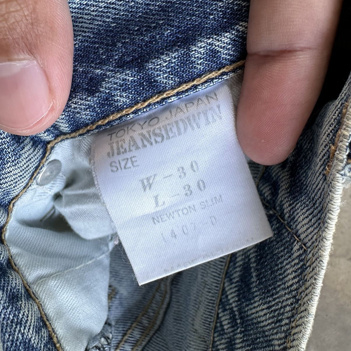 Edwin W28🔥Vintage Edwin Distressed Faded Rusty Denim Jean Pant Size US 28 / EU 44 - 8 Thumbnail