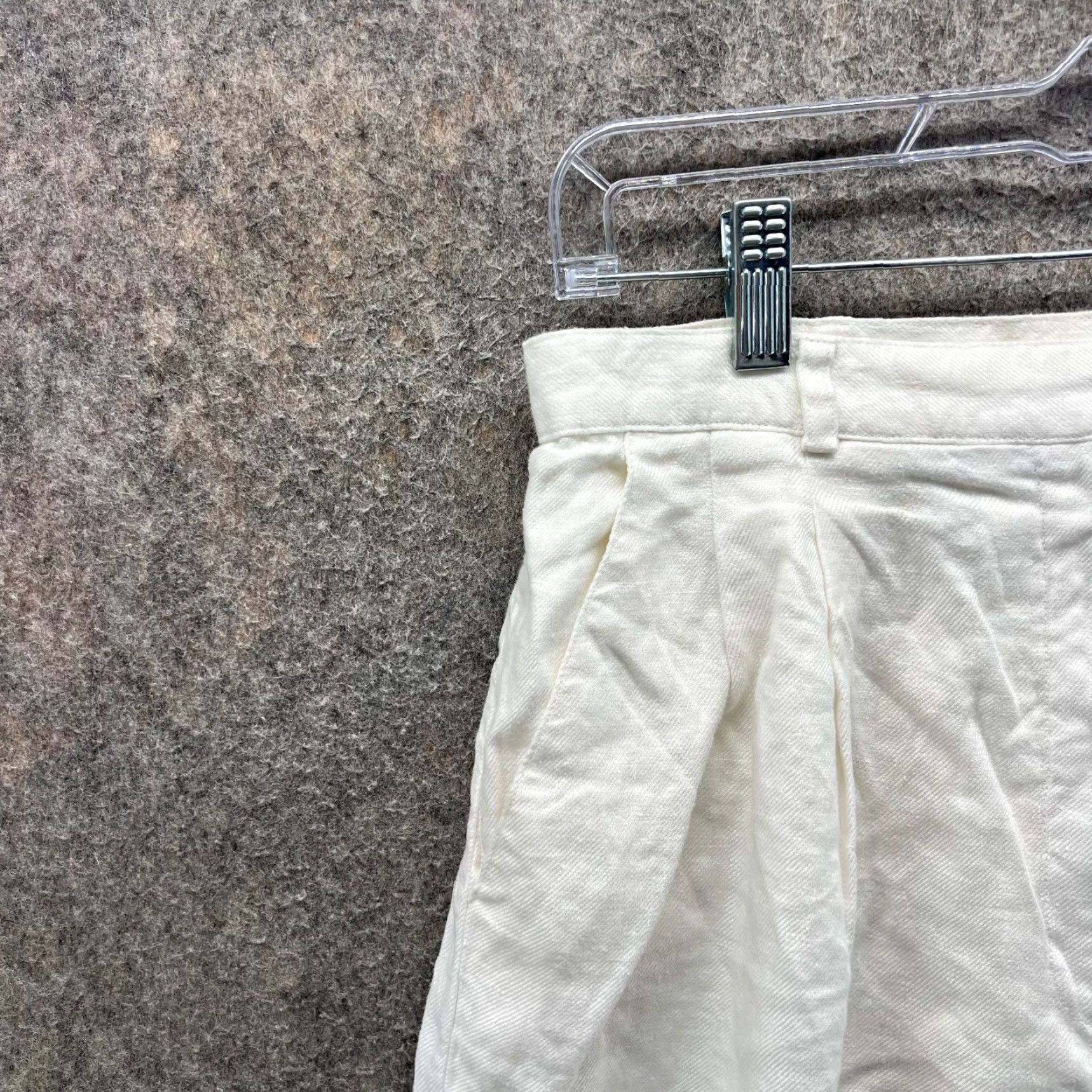 Ralph Lauren Lauren Ralph Lauren Dress Pants Women 10 White Linen Straight Hidden Pockets Solid 10 Womens Pants Brown? Size 32" / US 10 / IT 46 - 6 Thumbnail
