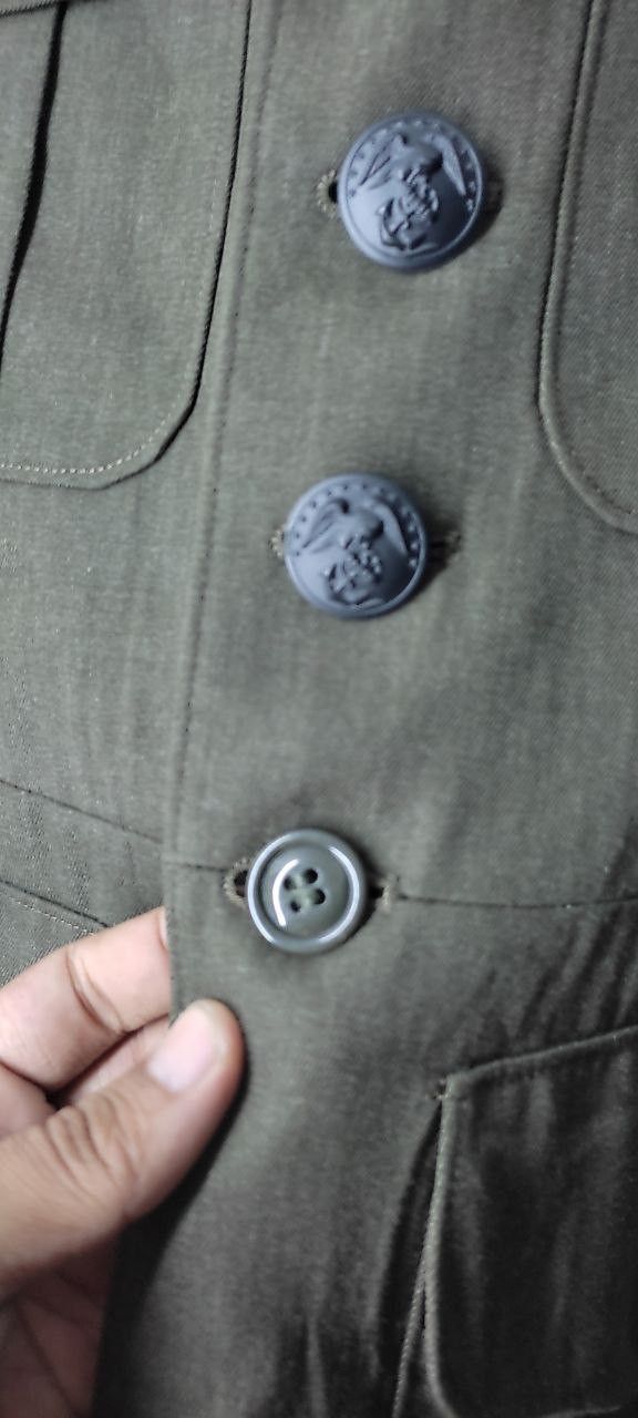 Vintage VINTAGE ARMY GREEN GENERAL MILITARY JACKET Size US S / EU 44-46 / 1 - 10 Thumbnail