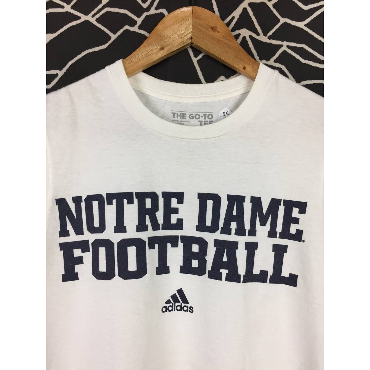 Adidas Adidas Notre Dame Football Sportswear Tee Size US S / EU 44-46 / 1 - 3 Thumbnail