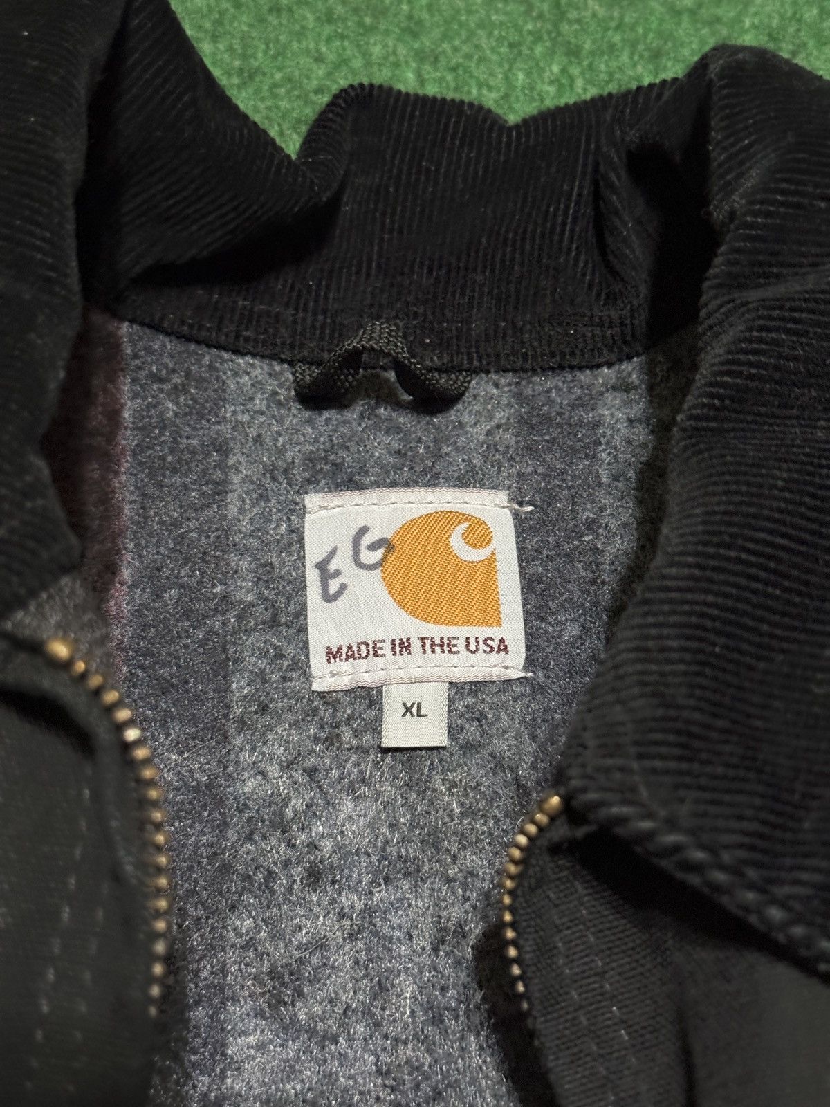 Carhartt Vintage 90s Carhartt J01 J97 BLK Detroit XL Black Jacket Size US XL / EU 56 / 4 - 3 Thumbnail