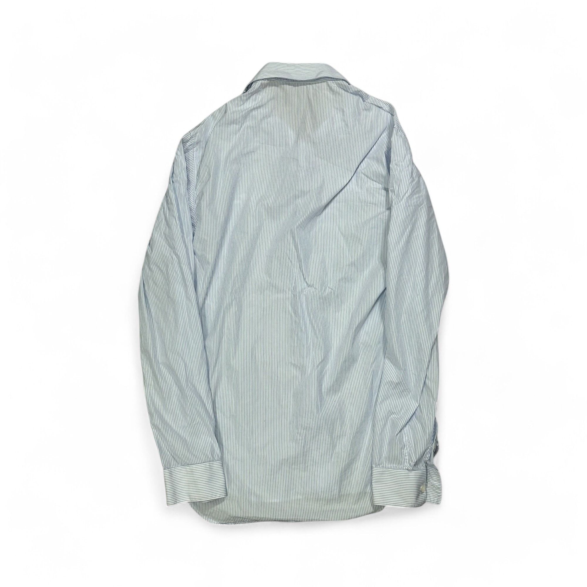 Dior Dior Shirt Striped Small Logo Paris Classic Light Blue Size US S / EU 44-46 / 1 - 2 Thumbnail
