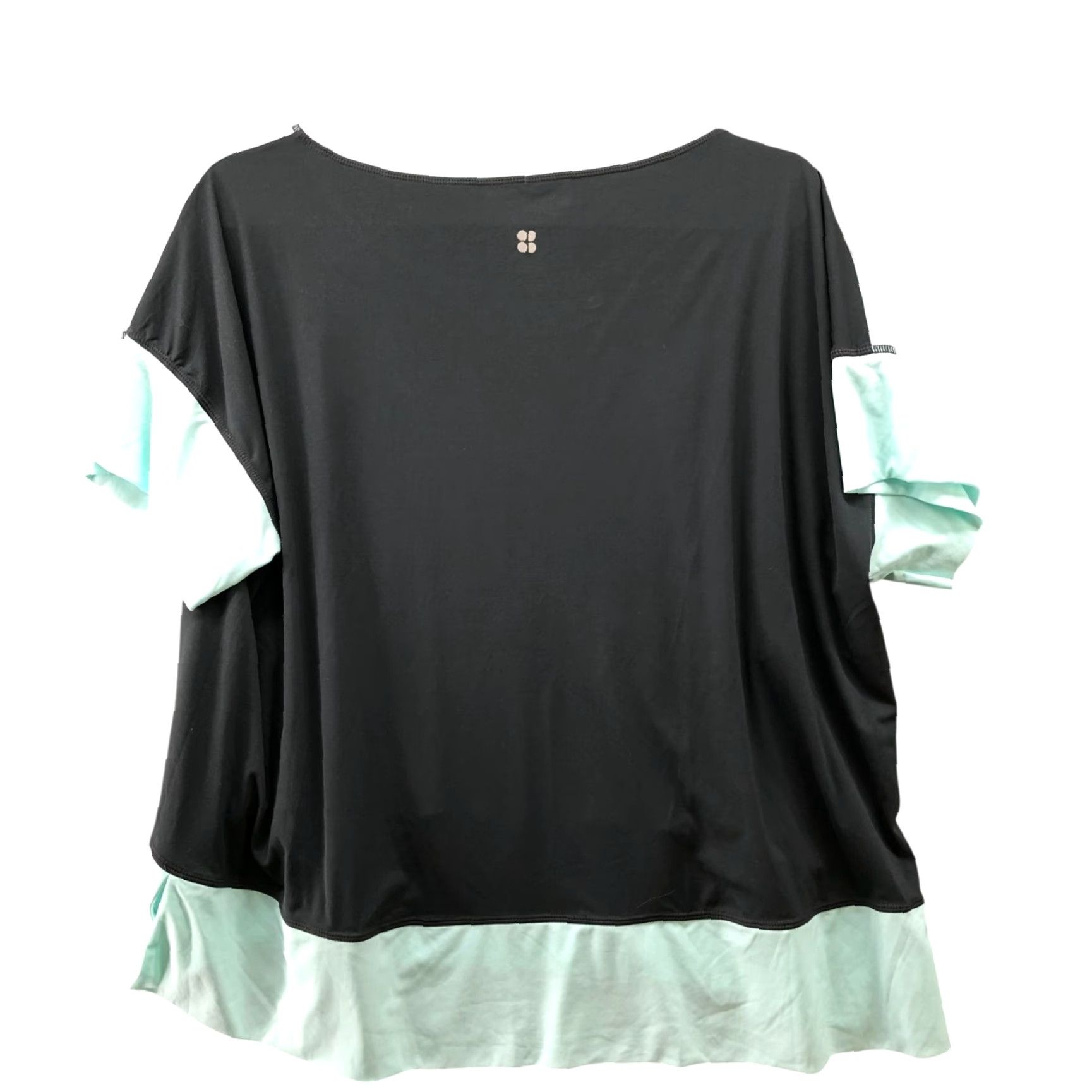 Sweaty Betty Sweaty Betty Soft Flow Studio T Shirt Womens XL Short Sleeve Blue Colorblock Size XL / US 12-14 / IT 48-50 - 2 Thumbnail