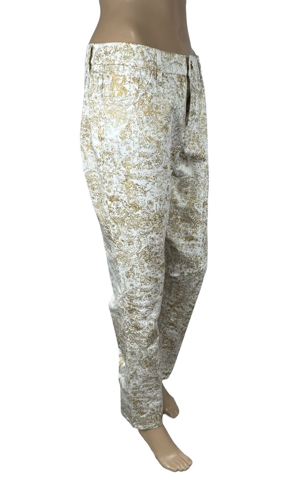 Lauren Ralph Lauren Lauren Ralph Lauren Chino Pants Gold Paisley Printed size 10 Size 32" / US 10 / IT 46 - 3 Thumbnail