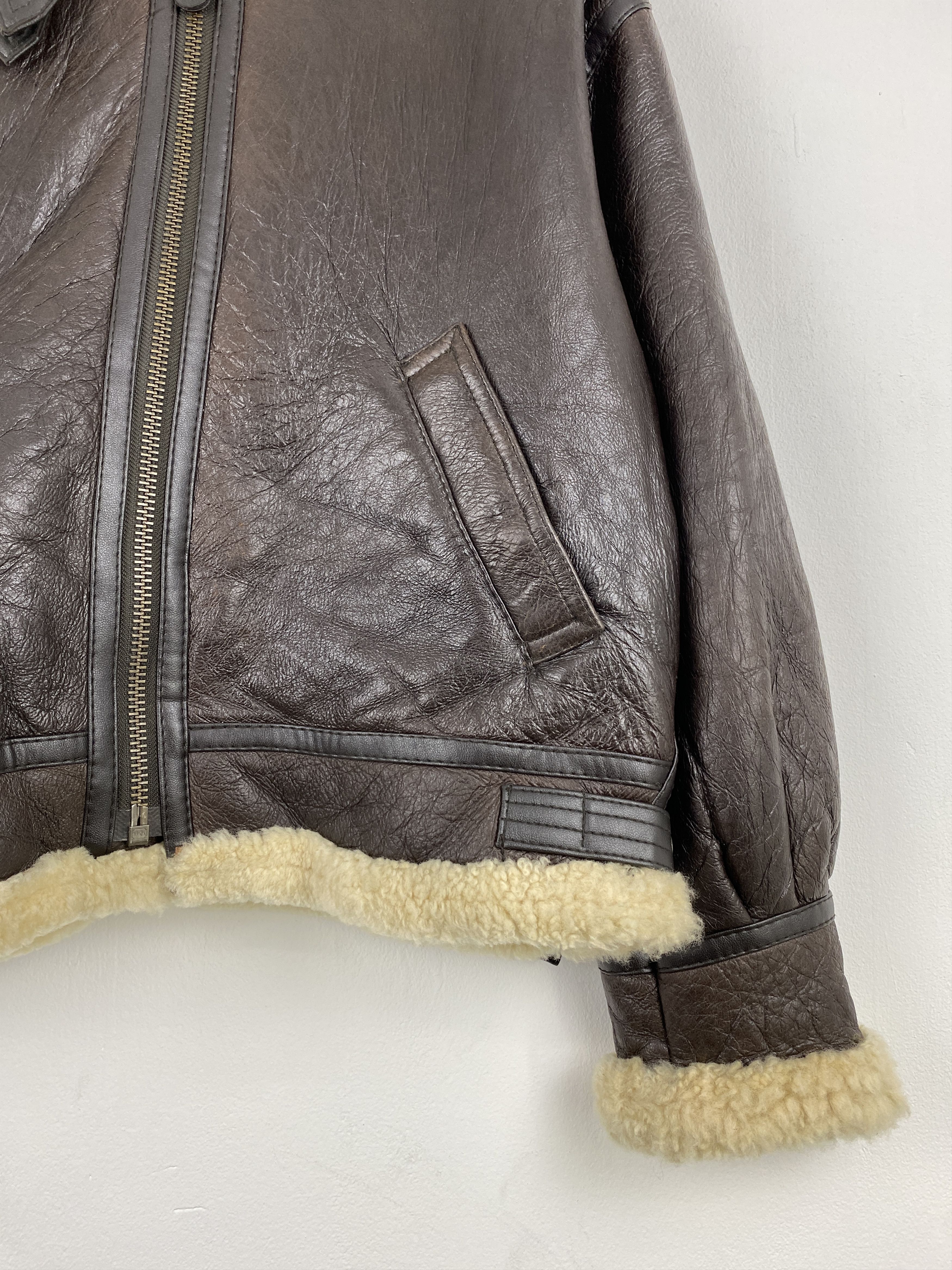 Japanese Brand Vintage Military Air Force B3 Leather Jacket JZ0005 Size US M / EU 48-50 / 2 - 10 Thumbnail