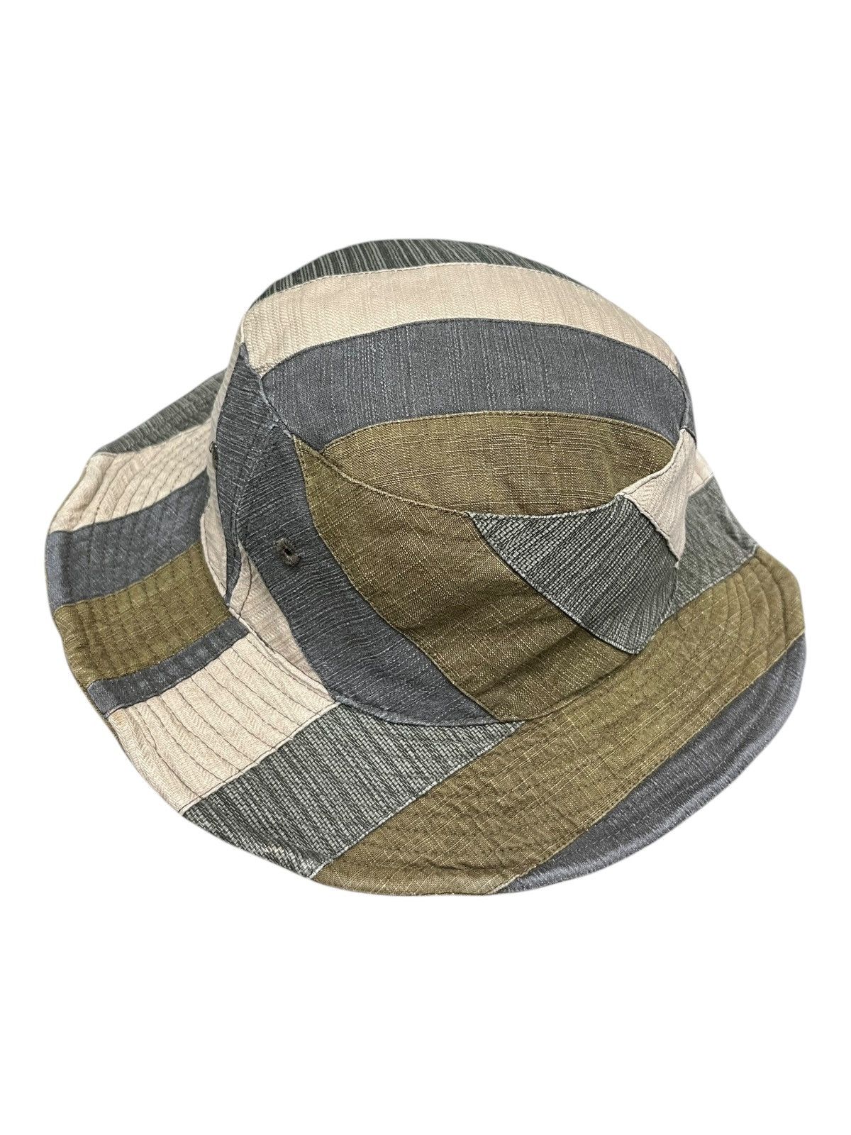 Designer 🔥FYE PATCHWORK REVERSIBLE Bucket Hat Inspired By Kapital Size ONE SIZE - 5 Thumbnail