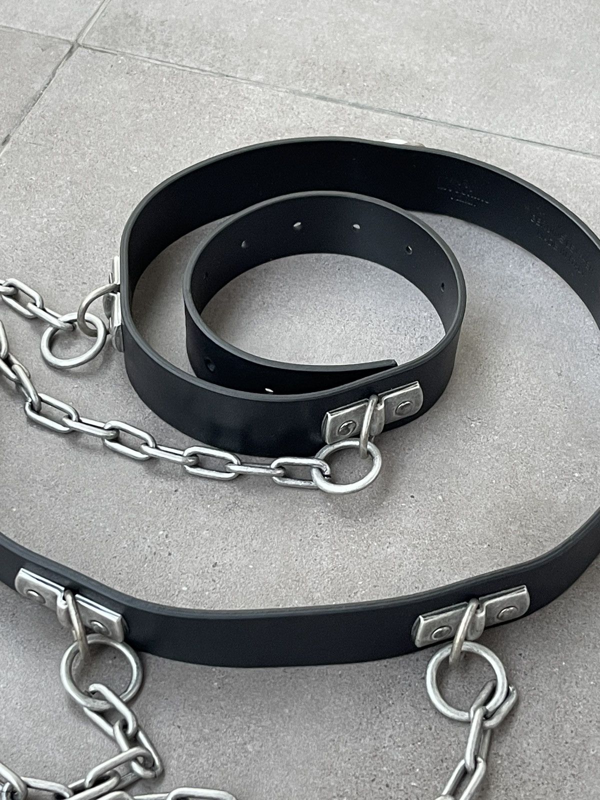 Moschino !DS! SS23 Moschino Chain Black Belt Size ONE SIZE - 7 Thumbnail