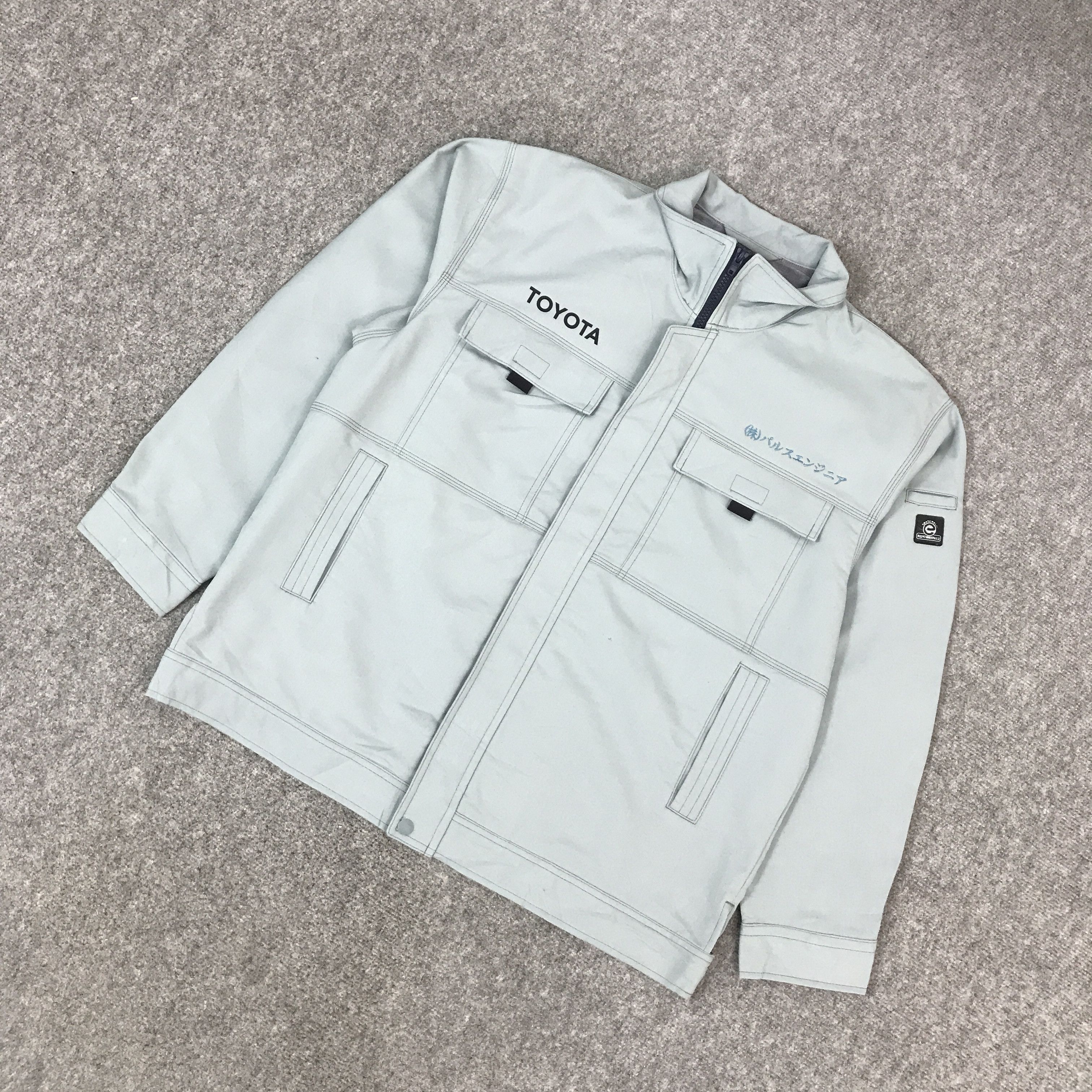 Japanese Brand TOYOTA UNIFORM JAPAN MOTORSPORT CUSTOM JACKET Size US L / EU 52-54 / 3 - 5 Thumbnail