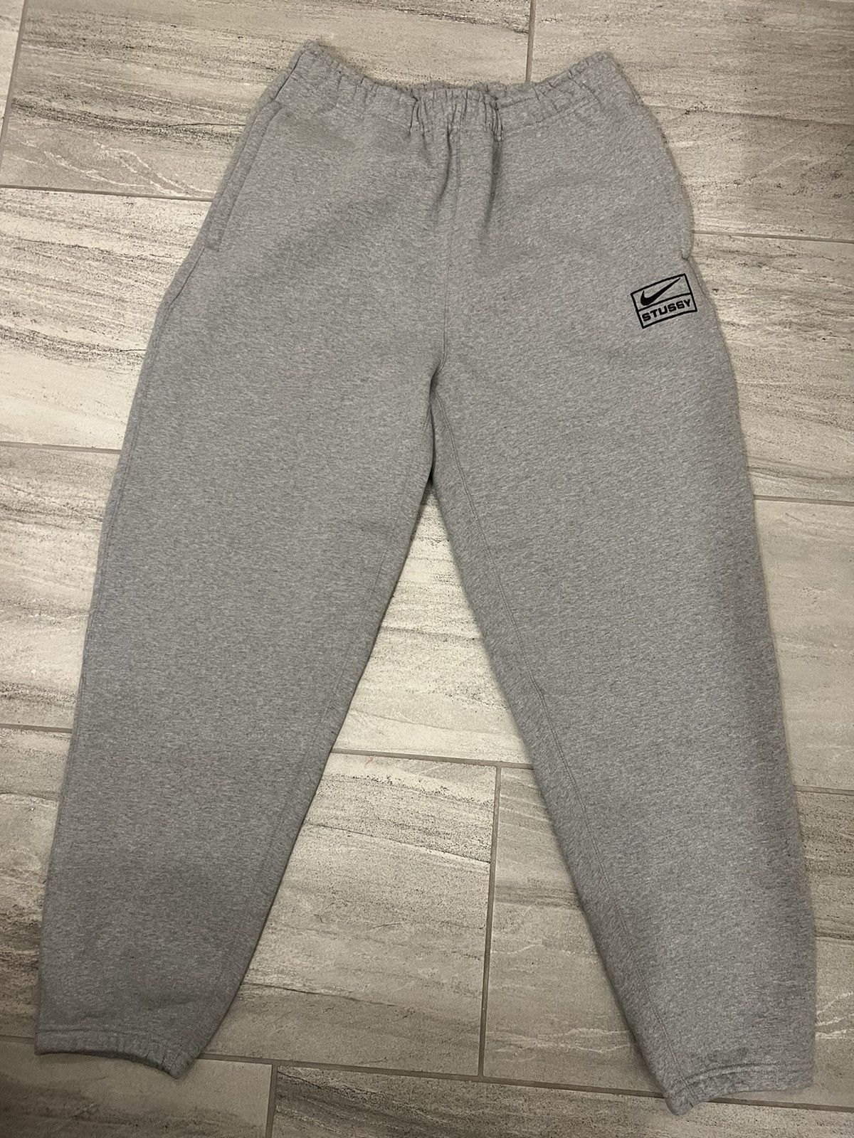 Nike Stussy Nike Grey Sweatpants Grailed