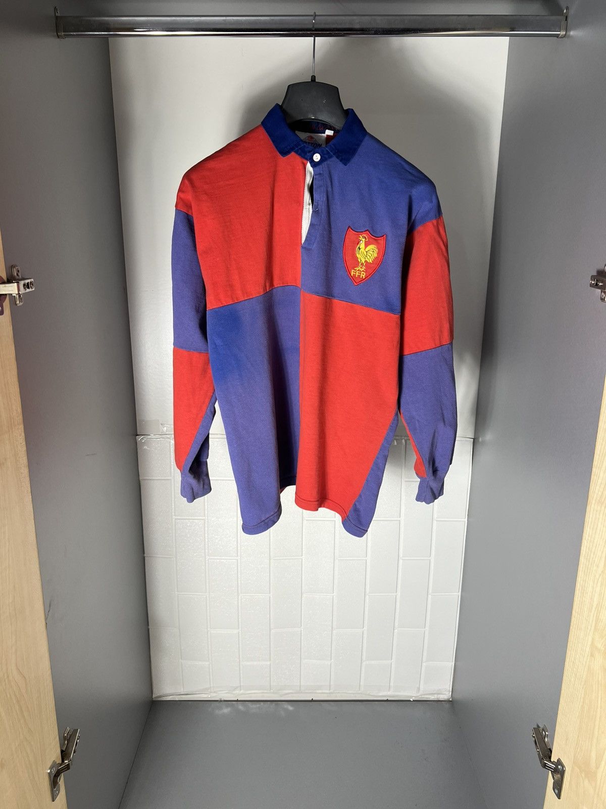 VERY RARE COTTON OXFORD FRANCE RUGBY JERSEY RETRO Y2K 90s
