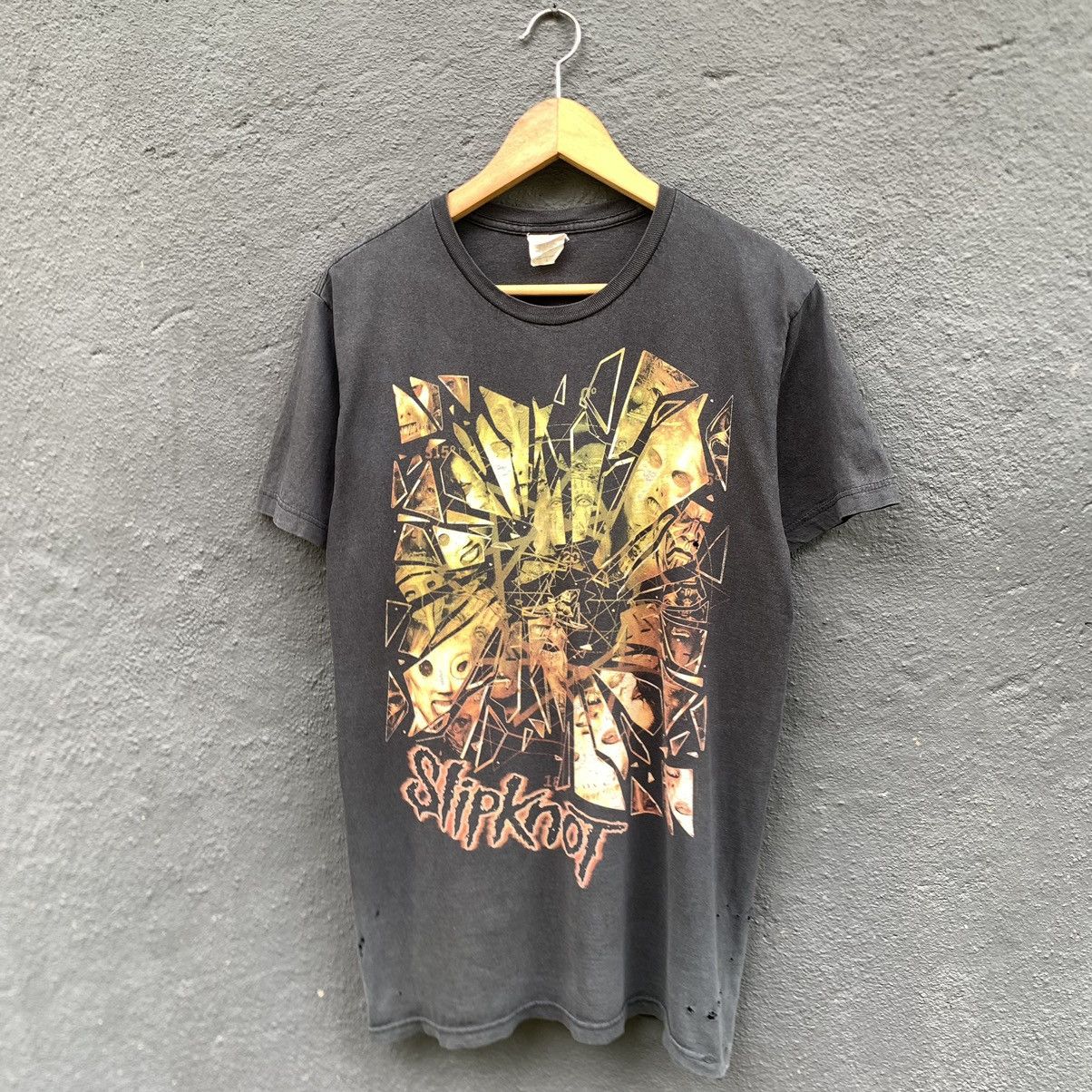 Band Tees Thrashed Faded Vintage Slipknot Band Tee Size US L / EU 52-54 / 3 - 1 Thumbnail