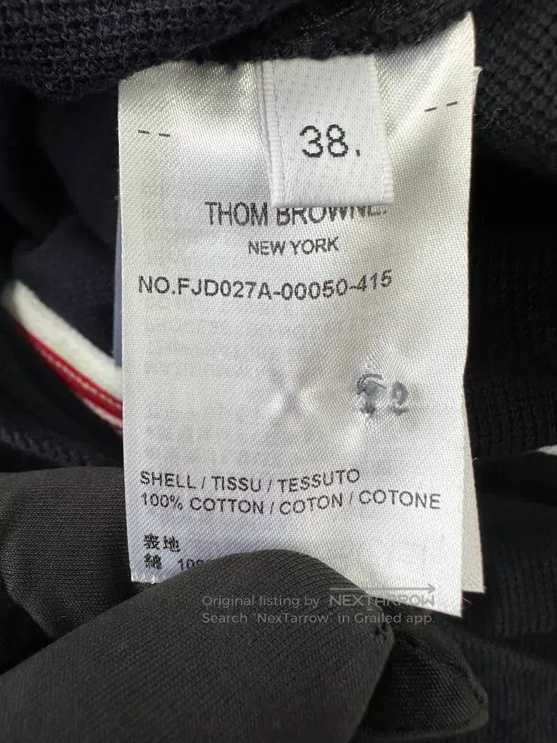 Thom Browne Thom Browne Navy Blue Back Color-blocked Dress Size XS / US 0-2 / IT 36-38 - 4 Thumbnail