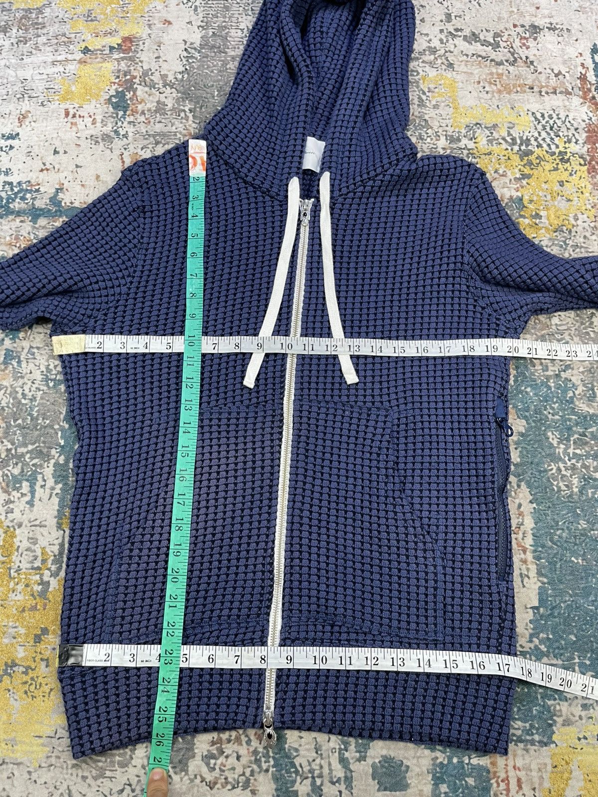 TATRAS Seagreen Tatras Japan Big Waffle Knit Hooded Jacket Size US S / EU 44-46 / 1 - 11 Thumbnail