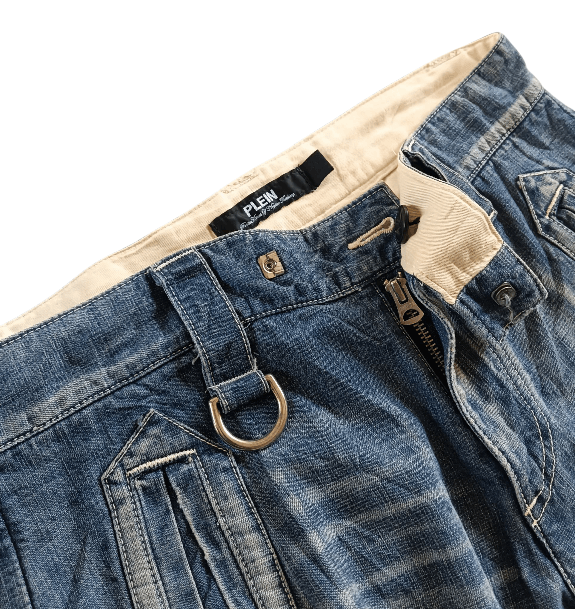 Other Plein Denim Jeans With Cargo Pocket Size US 30 / EU 46 - 7 Thumbnail