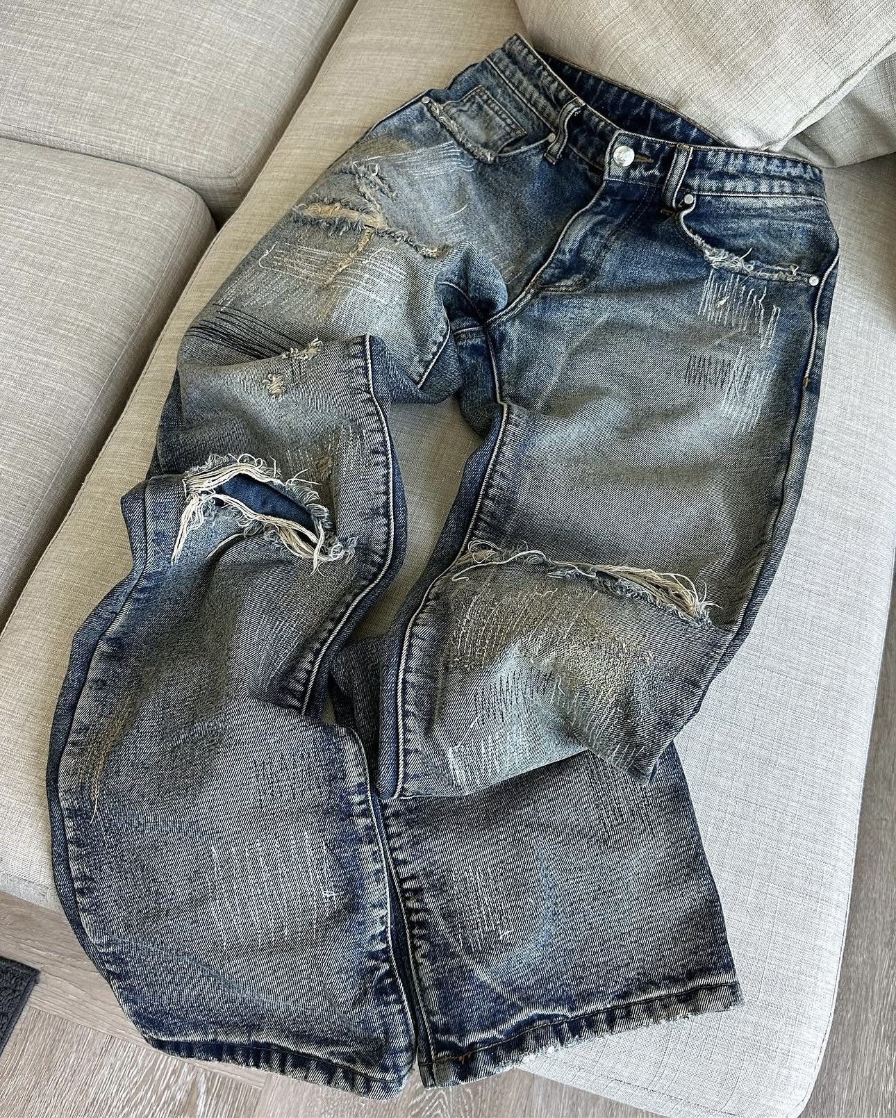 Other Arclyfe Ripped Denim Jeans Size US 34 / EU 50 - 2 Thumbnail