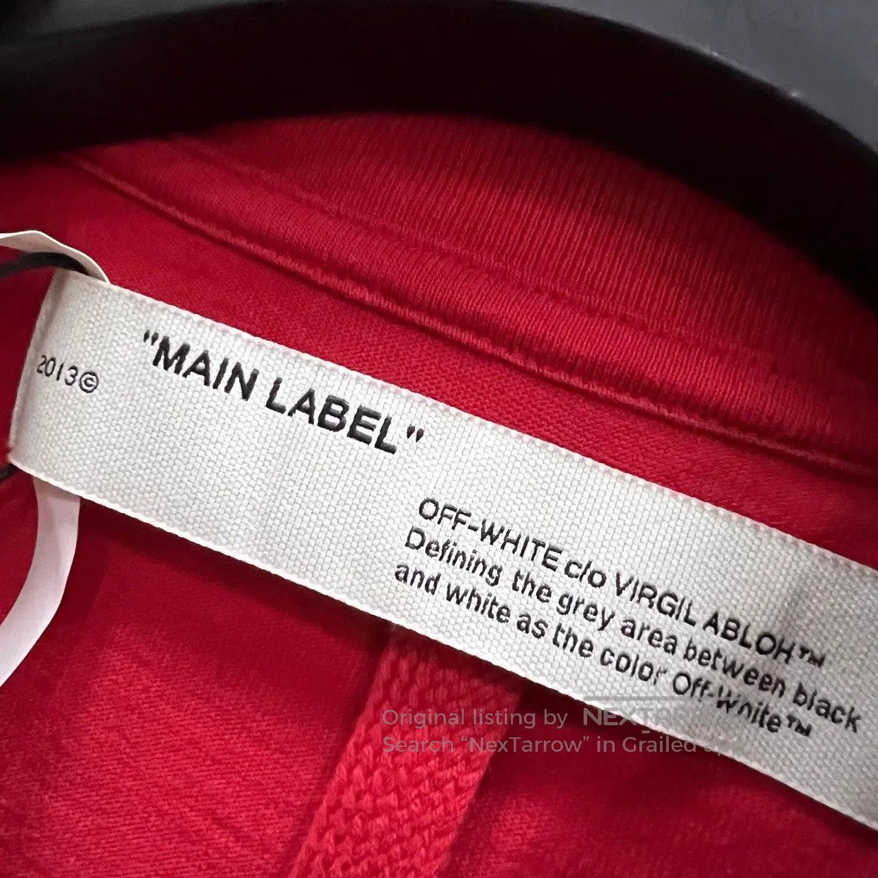 Off-White OFF White Long Sleeve Red Shirt with Prints. Size US XXS / EU 40 - 4 Thumbnail