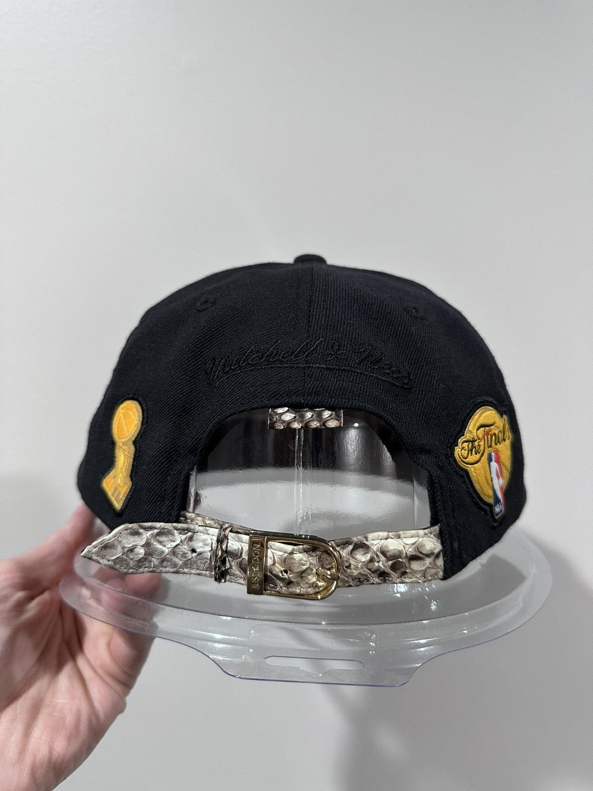 Just Don Just Don x Mitchell & Ness NBA GS Warriors Finals Patch Hat Size ONE SIZE - 9 Thumbnail