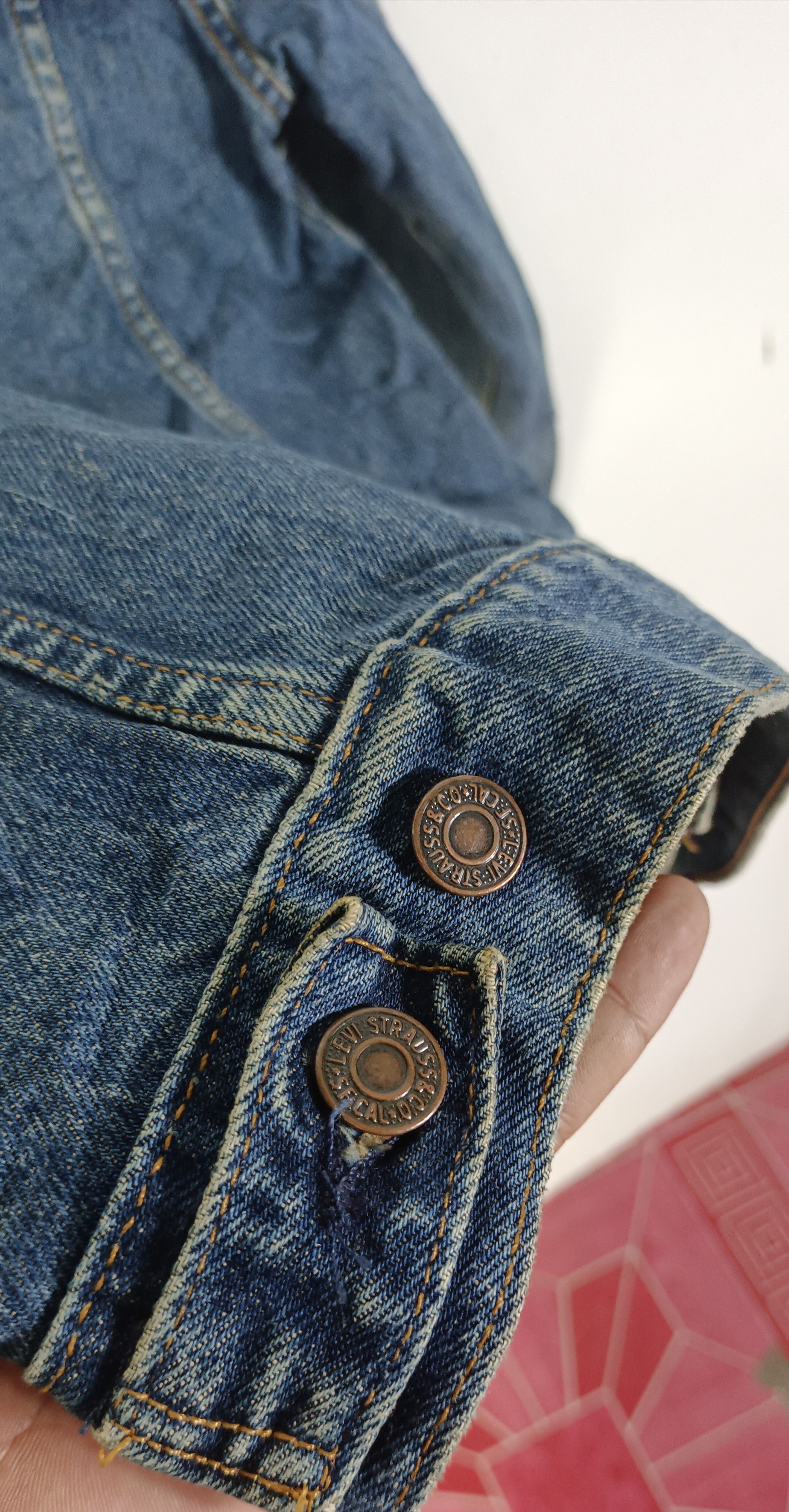 Levi's Vintage 90s Levi's 715 Button Stamp Blanket Size US M / EU 48-50 / 2 - 7 Thumbnail