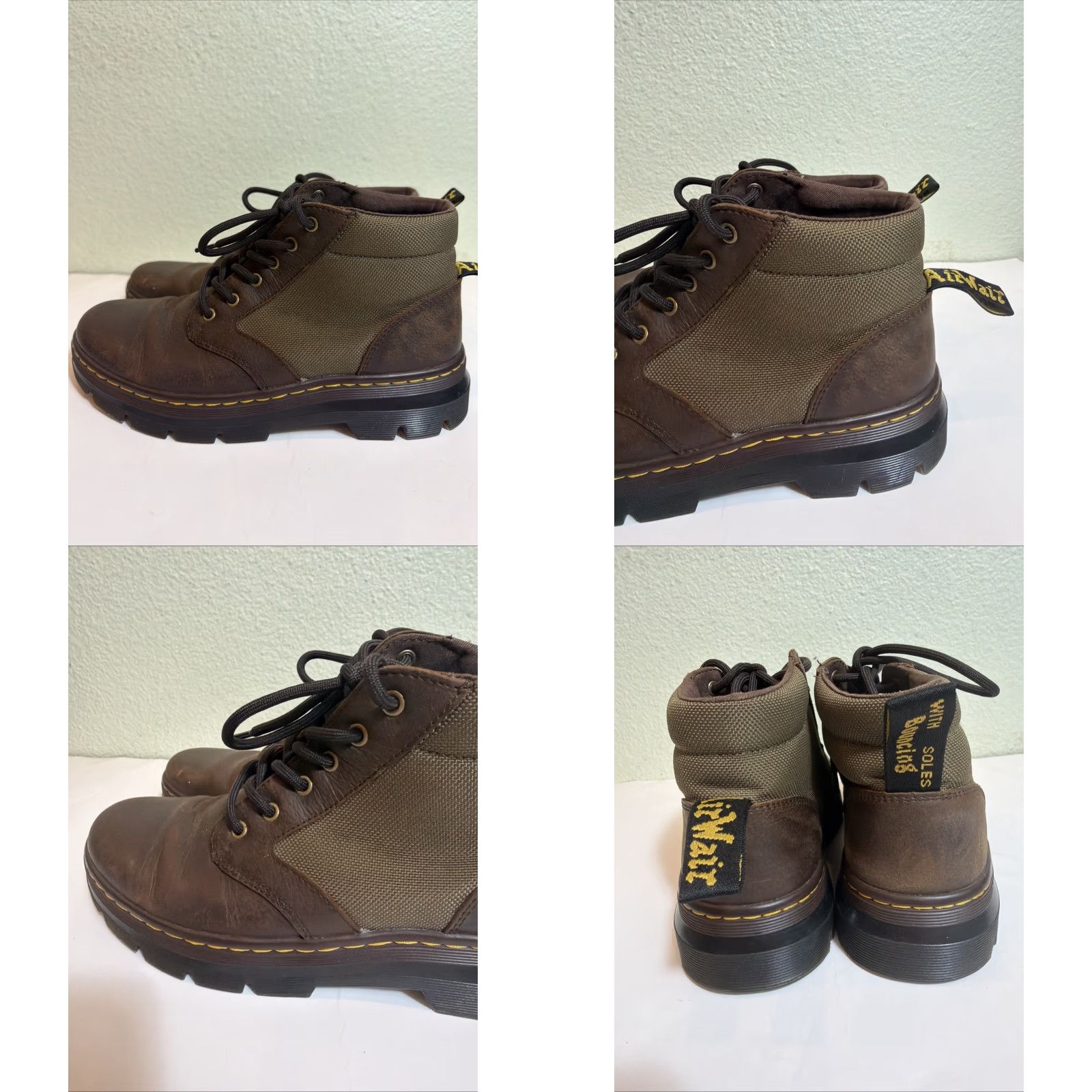 Dr. Martens Dr. Martens Men Bonny II Boots Ankle Brown Leather Round Toe Lace Up Casual Fashion 7 M Mens Boots Size US 7 / EU 40 - 8 Thumbnail