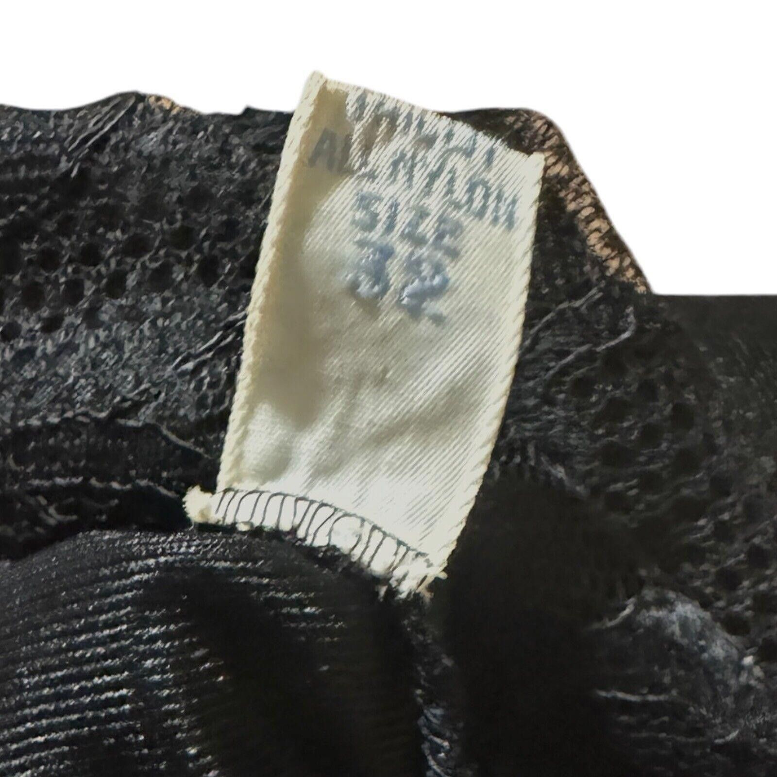 Designer VANITY FAIR Taffeta Stiff Noisy Black Lace Full Slip Sz 32 Size ONE SIZE - 7 Thumbnail