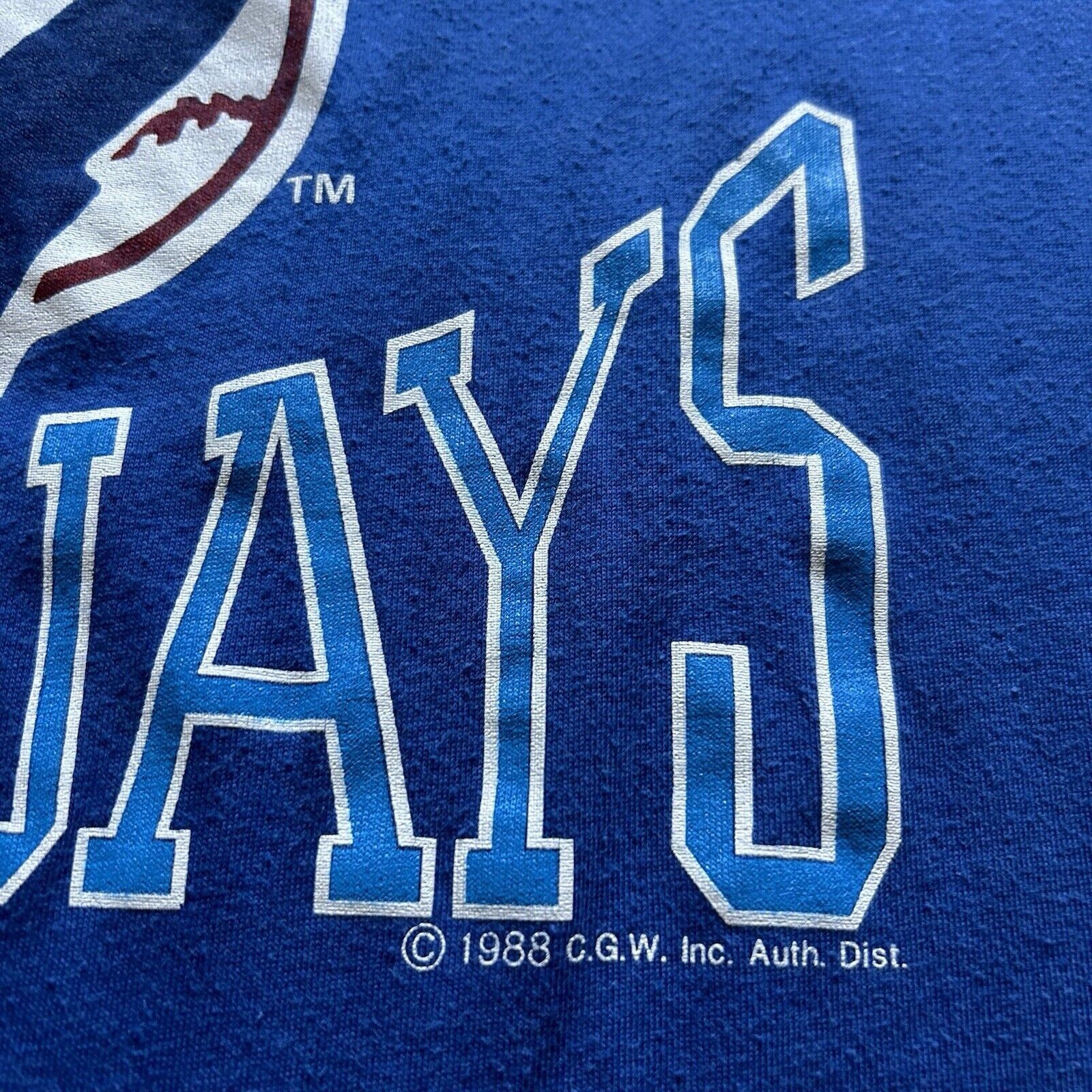 MLB Vintage 80s Toronto Blue Jays MLB T Shirt Medium 1988 Rare Size US M / EU 48-50 / 2 - 3 Thumbnail