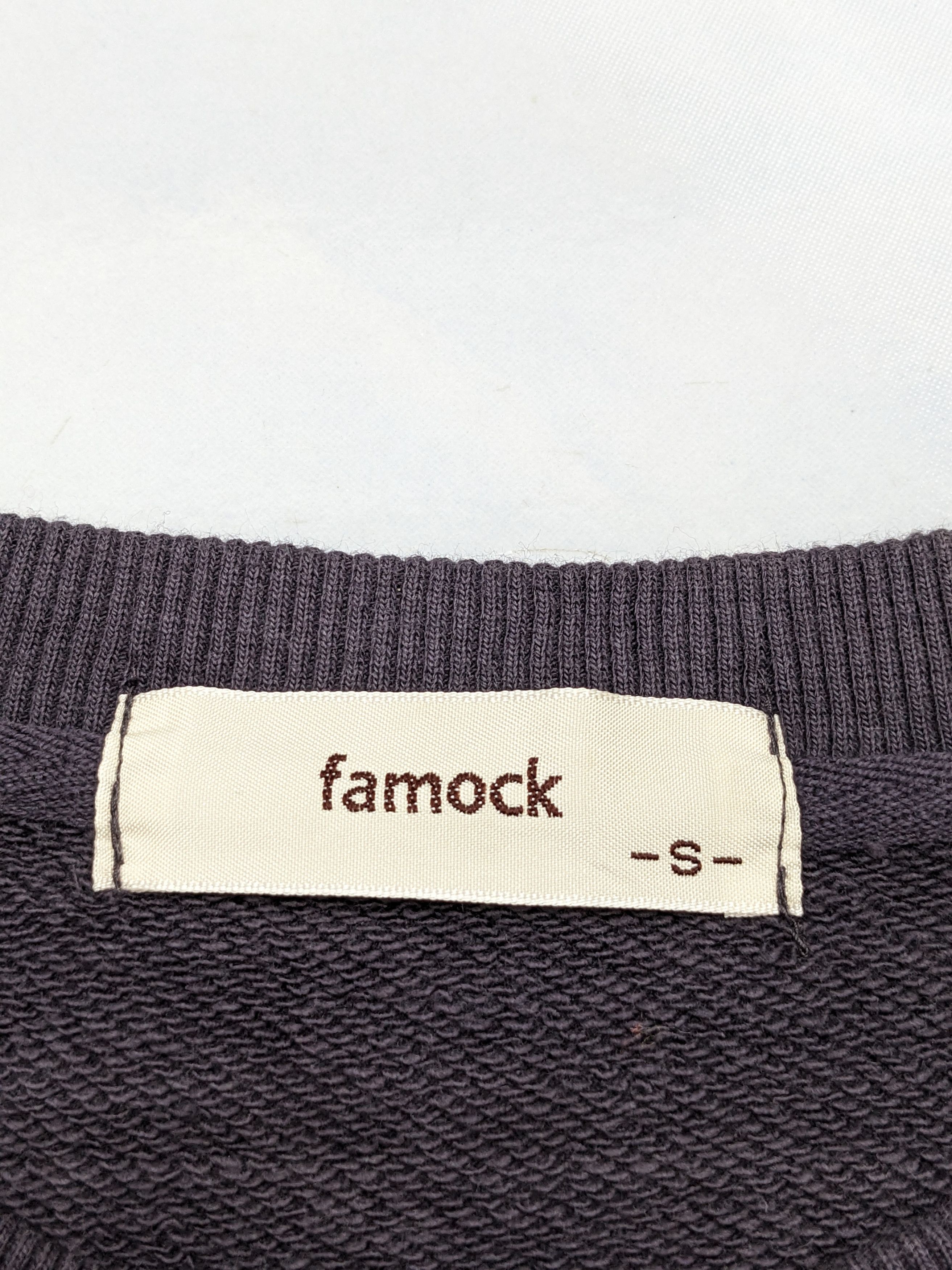 Japanese Brand Japanese Brand Famock Cotton Plain Crewneck Sweatshirt Size US S / EU 44-46 / 1 - 9 Thumbnail