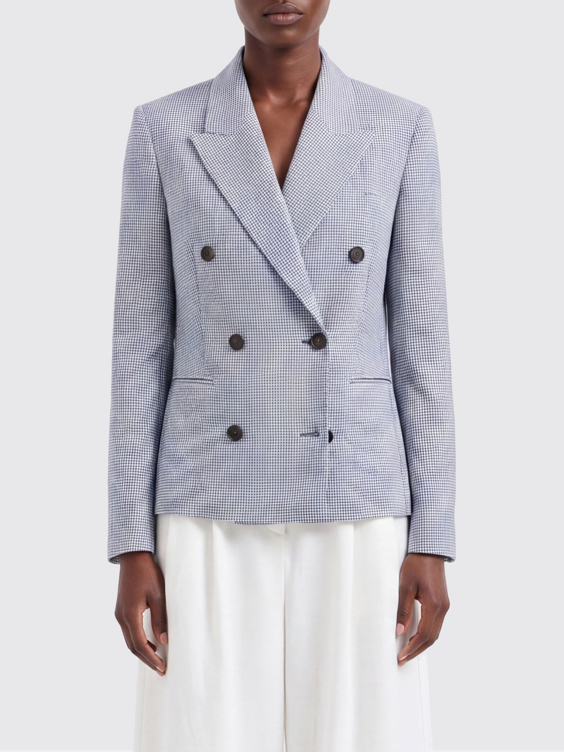 Brunello Cucinelli Brunello Cucinelli Jacket Woman White Size XS / US 0-2 / IT 36-38 - 1 Thumbnail