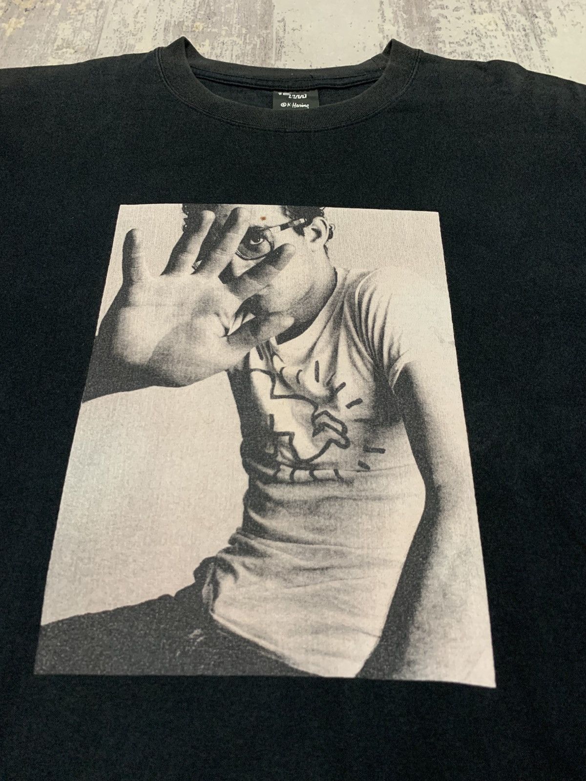 Keith Haring Vintage 90’s Keith Haring Photo Tee Size US XL / EU 56 / 4 - 2 Thumbnail