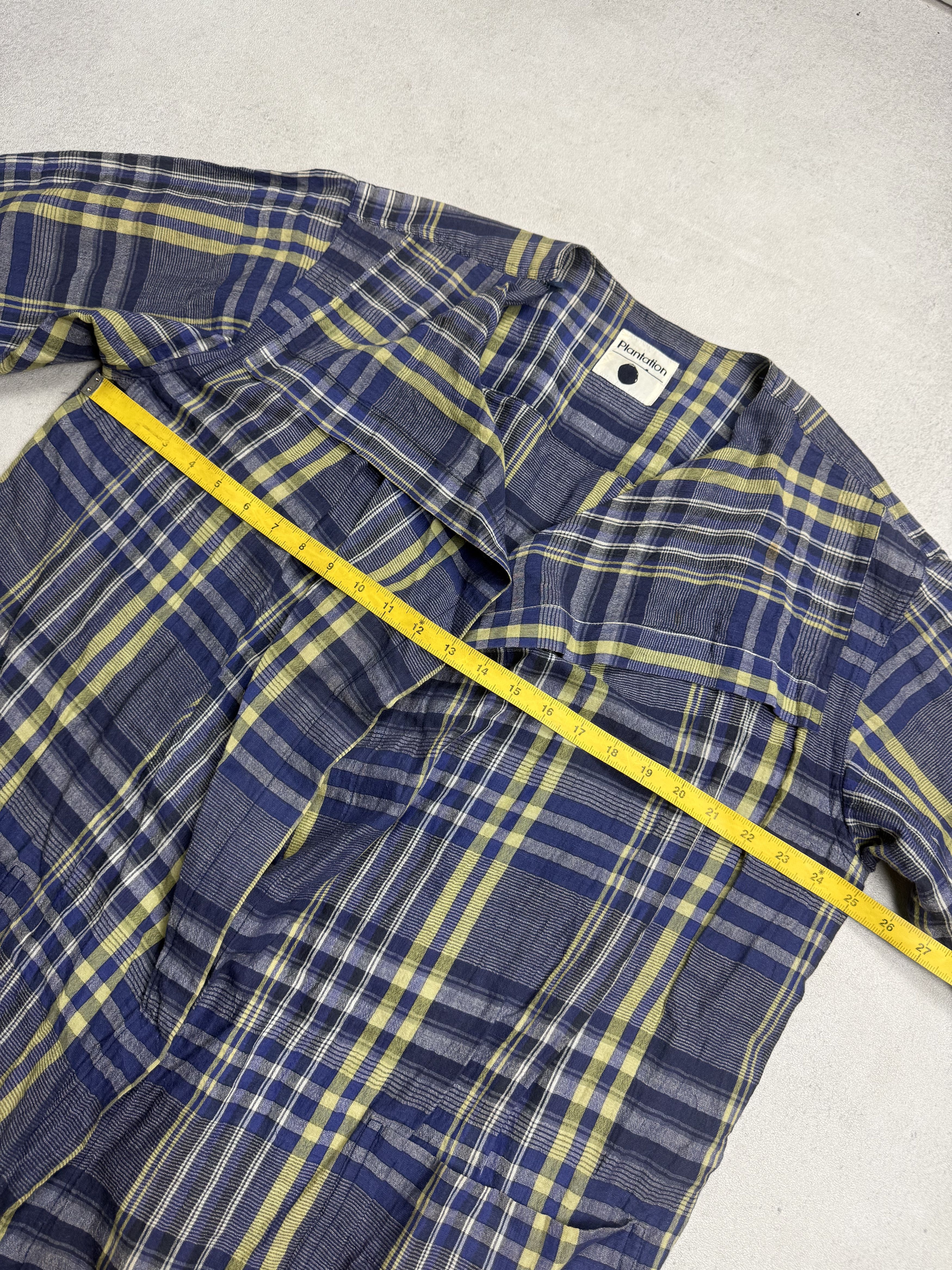 Issey Miyake Plantation Issey Miyake Plaid Outer Shirt Size M / US 6-8 / IT 42-44 - 14 Thumbnail