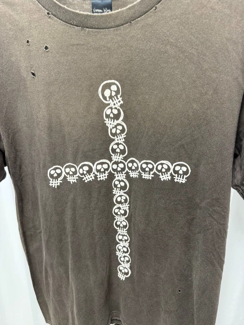 Number (N)ine Number (N)ine Skull Cross Destruction Short Sleeve 2503-Nex Size US L / EU 52-54 / 3 - 2 Thumbnail