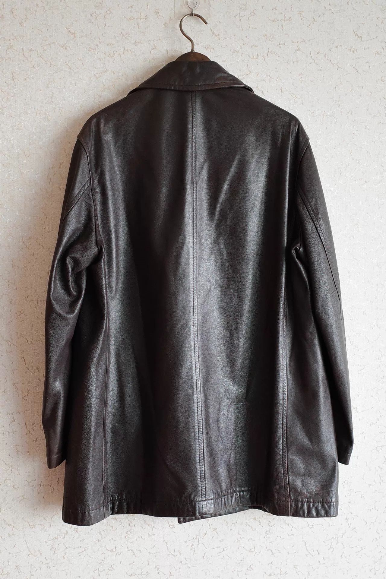 Y's for Men Y's for Men 90s Double-Breasted Soft Calfskin Dark Brown Jkt Size US L / EU 52-54 / 3 - 3 Thumbnail