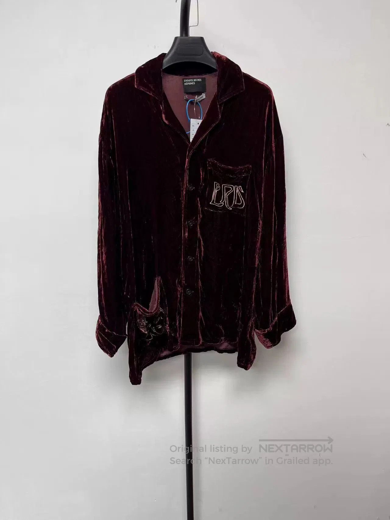 Enfants Riches Deprimes red velvet jacket by enfants riches deprimes. Size US L / EU 52-54 / 3 - 1 Thumbnail