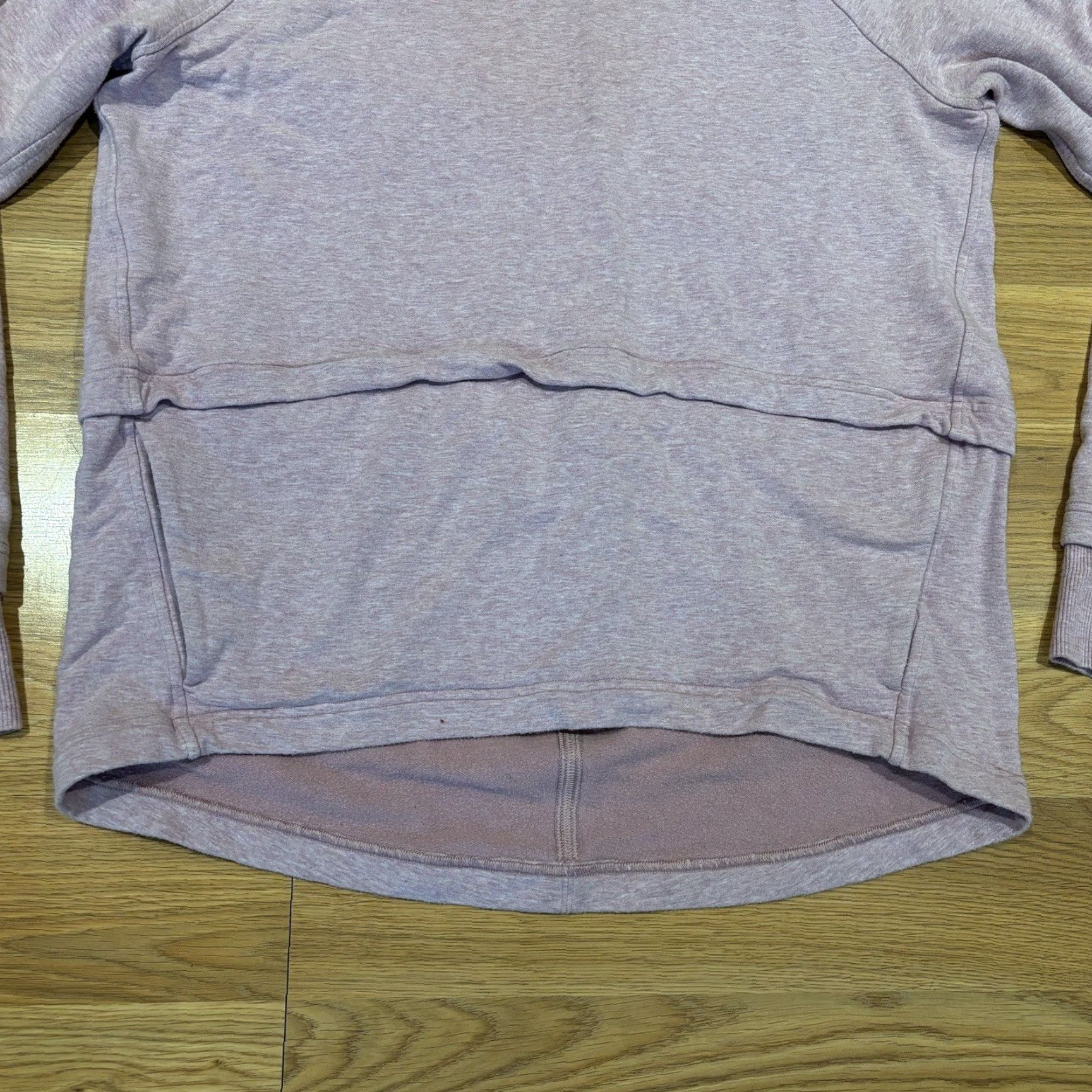 Lululemon Lululemon Find Your Unwind Pullover Womens Size 6 Pink Taupe Heathered Pullover Sweatshirt Long Sleeve Regular 6 Womens Size M / US 6-8 / IT 42-44 - 3 Thumbnail