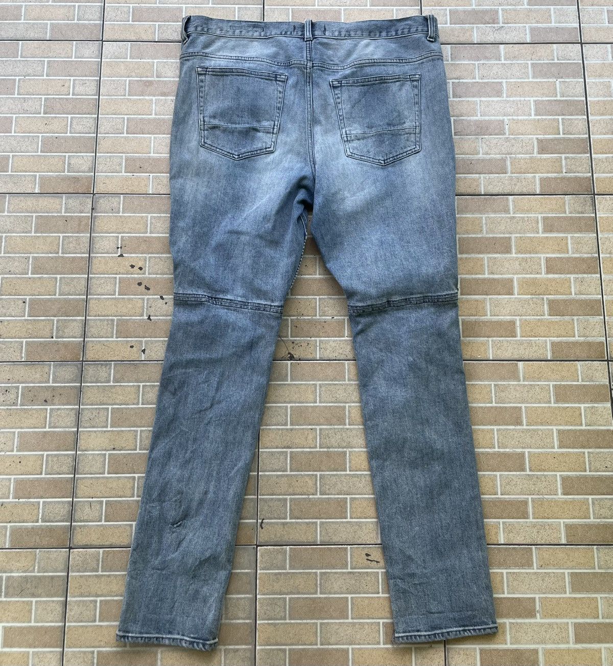 Balmain Pacsun Distressed Stacked Skinny Jeans Balmain Style Size US 36 / EU 52 - 2 Thumbnail