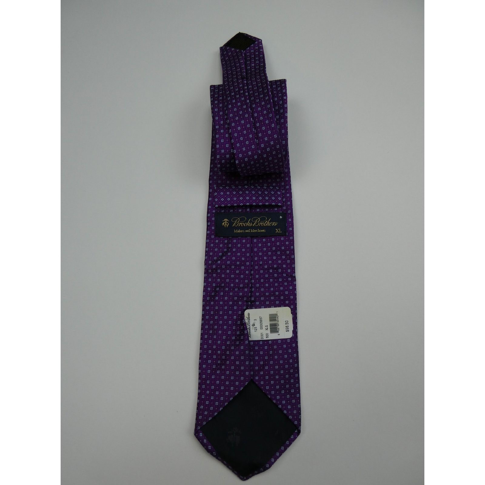 Brooks Brothers Brooks Brothers Tie XL, purple, NWT Size ONE SIZE - 1 Thumbnail