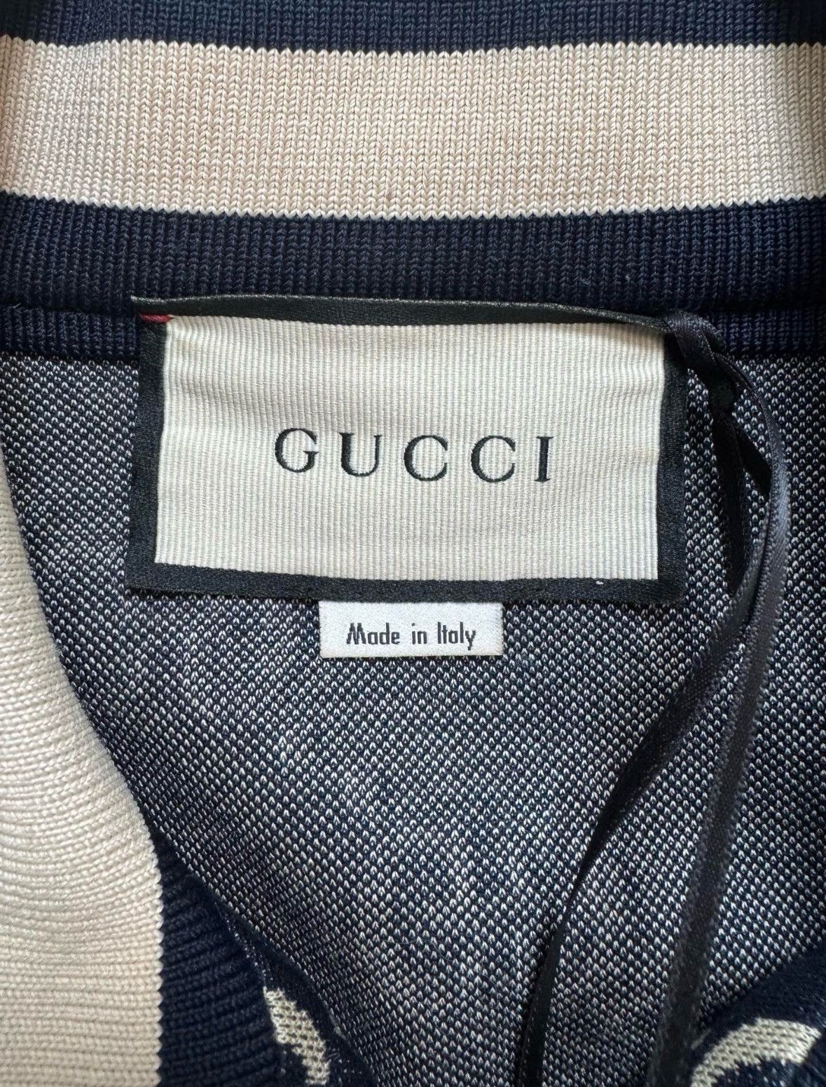 Gucci Gucci Red and blue old flower full logo jacket 2503-Nextarr Size US S / EU 44-46 / 1 - 4 Thumbnail