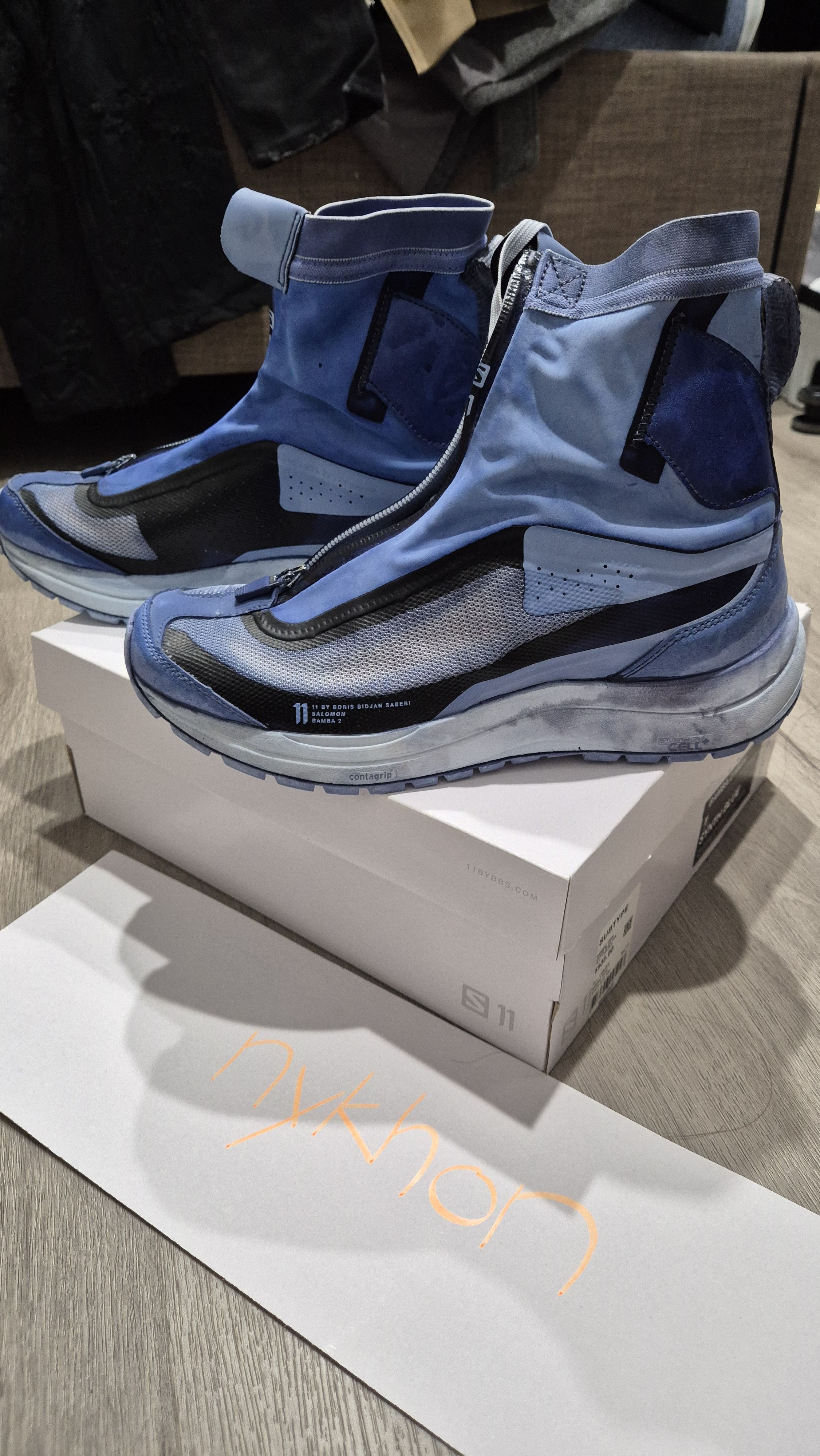 11 By Boris Bidjan Saberi × Salomon Bamba 2 Synth Blue Size US 8.5 / EU 41-42 - 3 Thumbnail