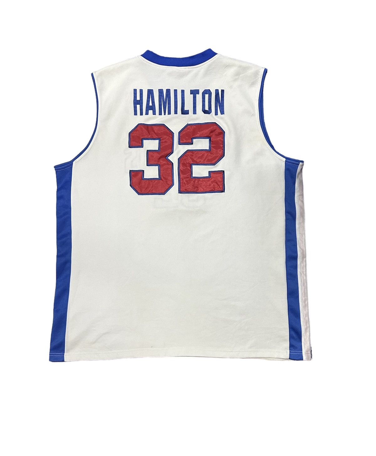 Champion Vintage 90s Player Issue Piston NBA jersey by Hamilton Size US XXL / EU 58 / 5 - 2 Thumbnail