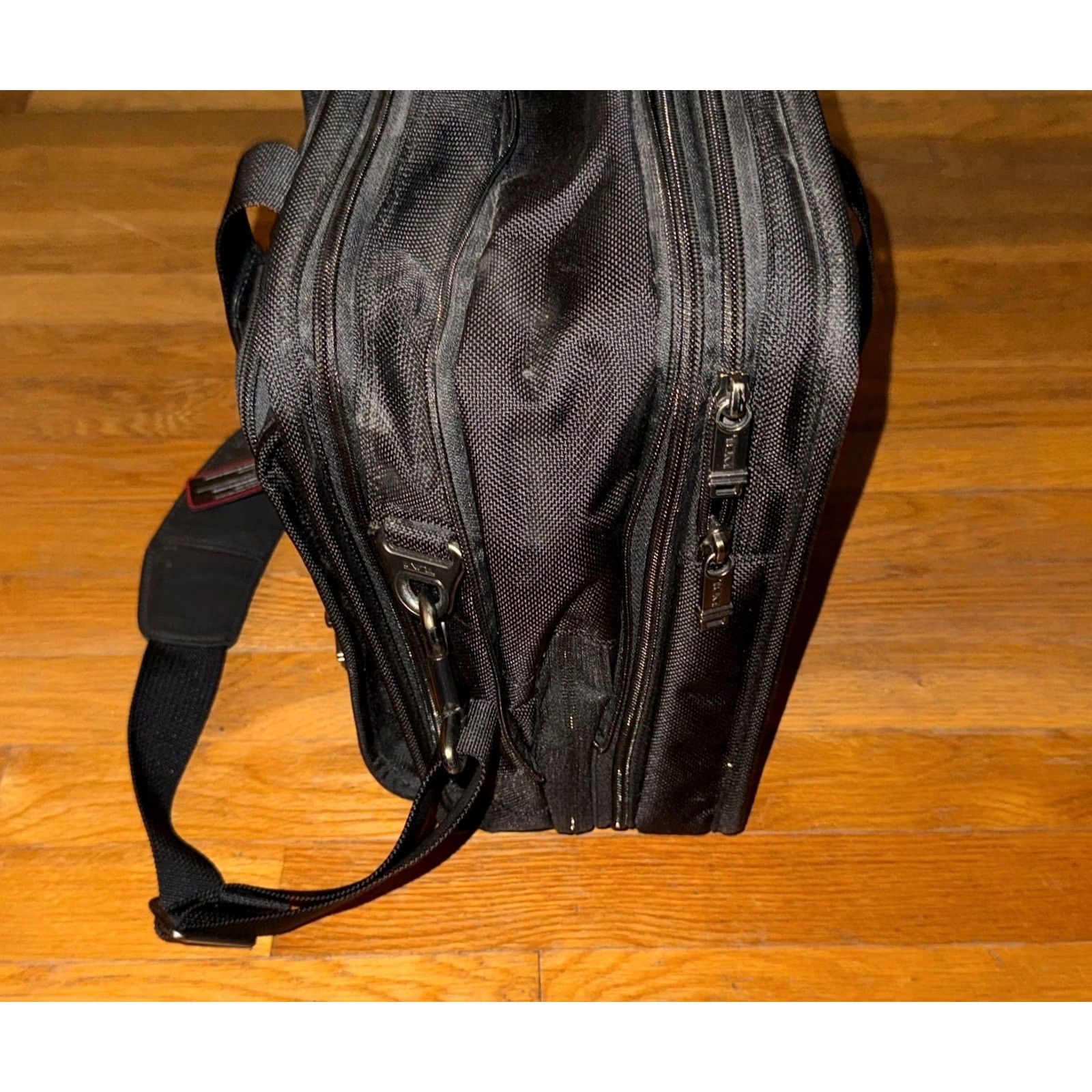 Tumi Tumi Briefcase Nylon Laptop Organizer Expandable Black Travel 16x12x7 Men Large Size ONE SIZE - 7 Thumbnail