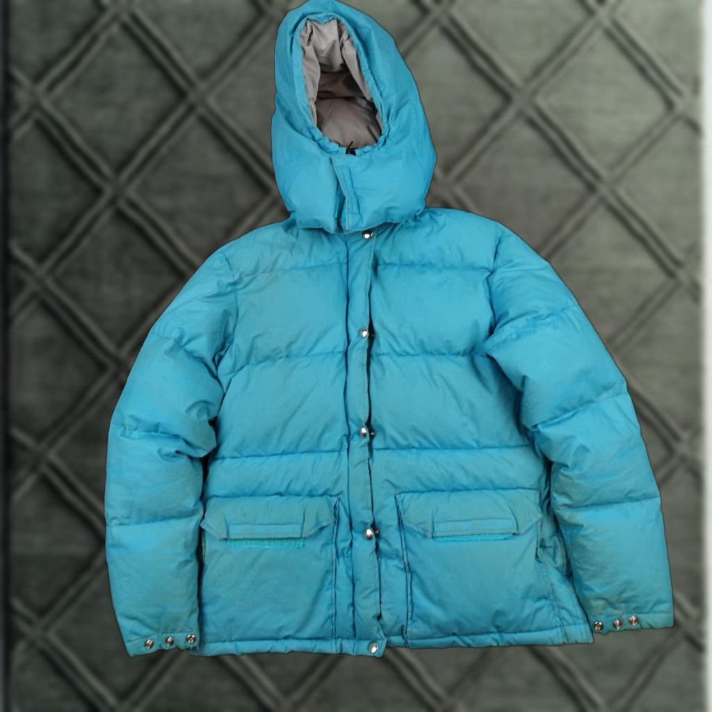 The North Face VINTAGE The North Face Windy Pass Jacket Womens Medium Blue Down Puffer Hooded USA 90s Size M / US 6-8 / IT 42-44 - 1 Thumbnail