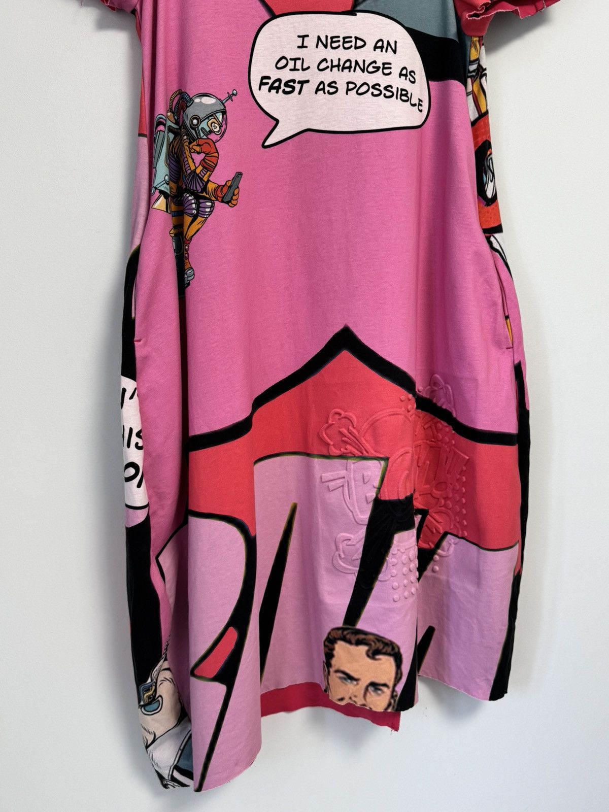 Rundholz RUNDHOLZ Comic Digital Print Embossed Cotton Dress Size XS / US 0-2 / IT 36-38 - 3 Thumbnail