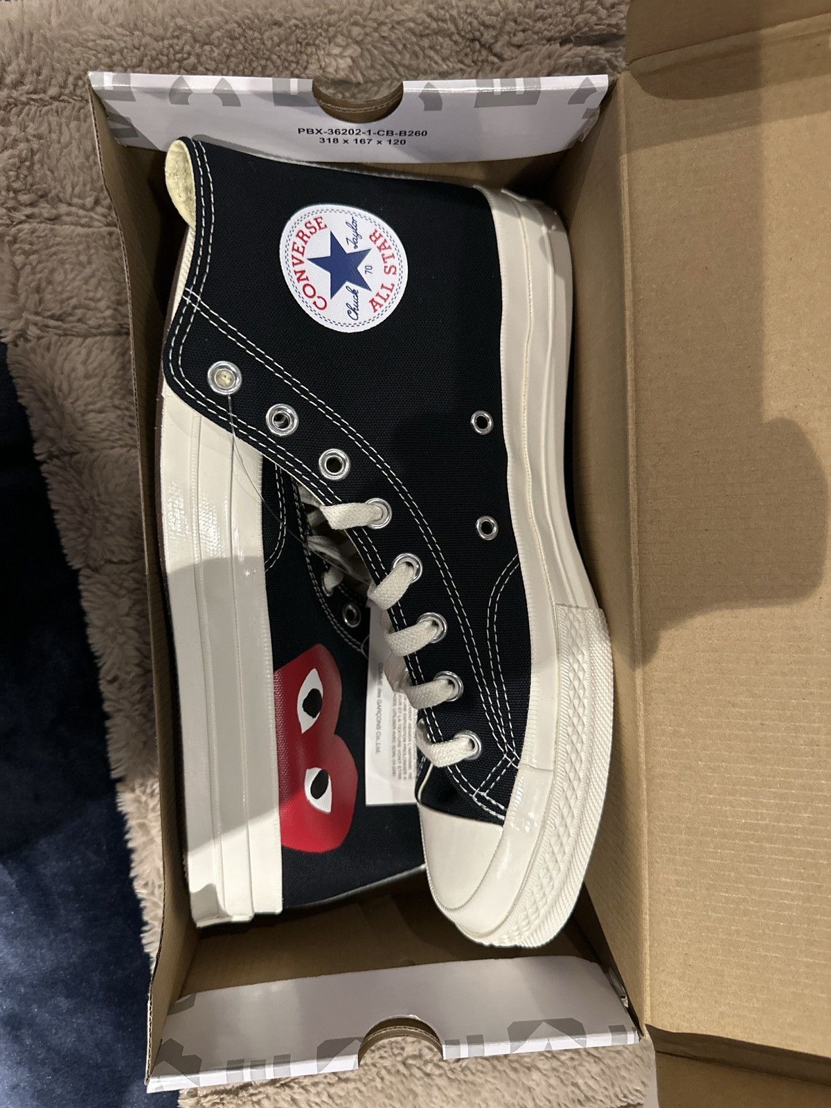 Comme des Garcons PLAY Comme des Garçons PLAY x Converse High Top Size US 10 / EU 43 - 2 Thumbnail