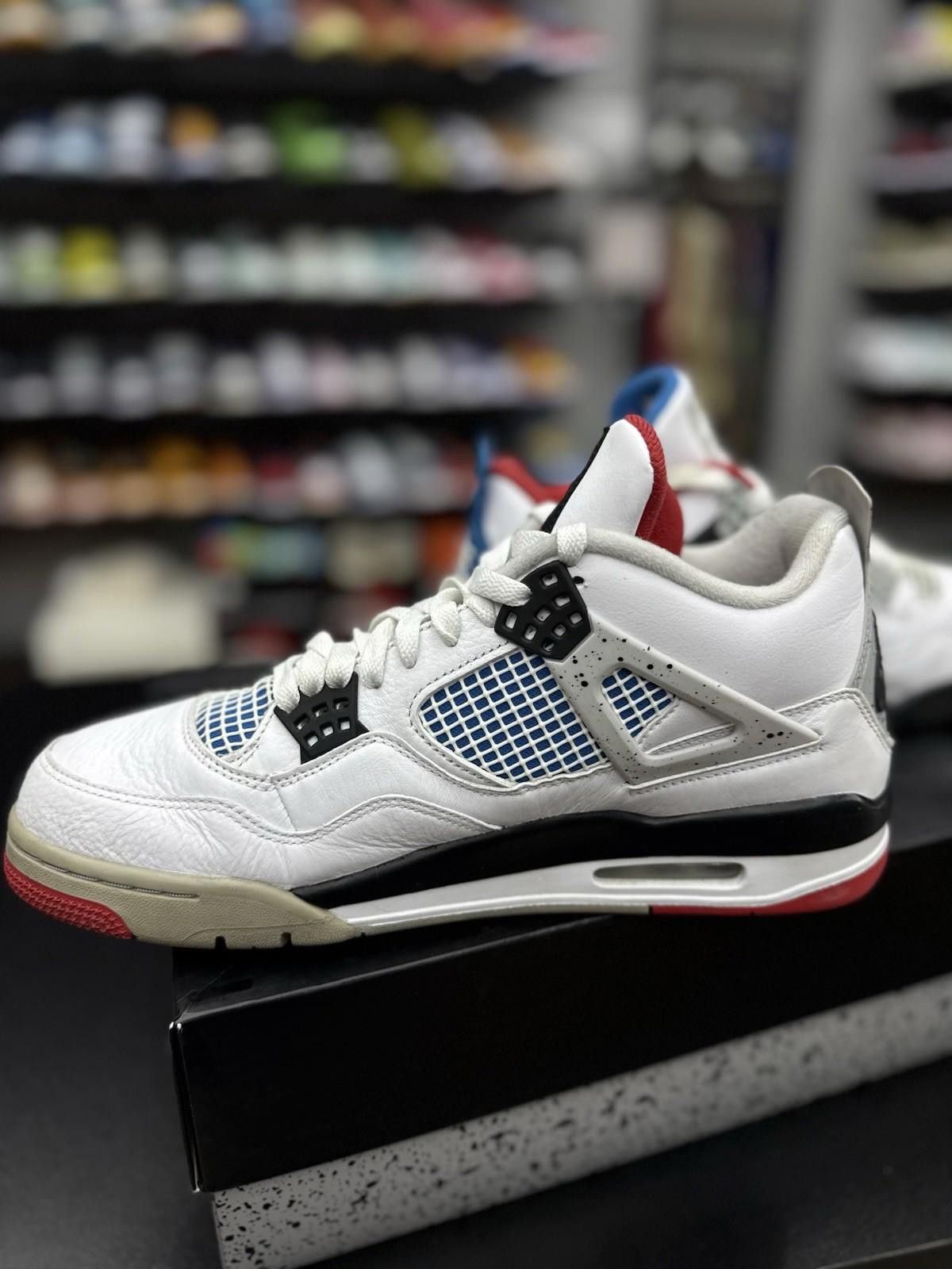 Jordan Brand Size 11 Jordan 4 Retro SE Mid What The 4 White Leather Grey Size US 11 / EU 44 - 8 Thumbnail